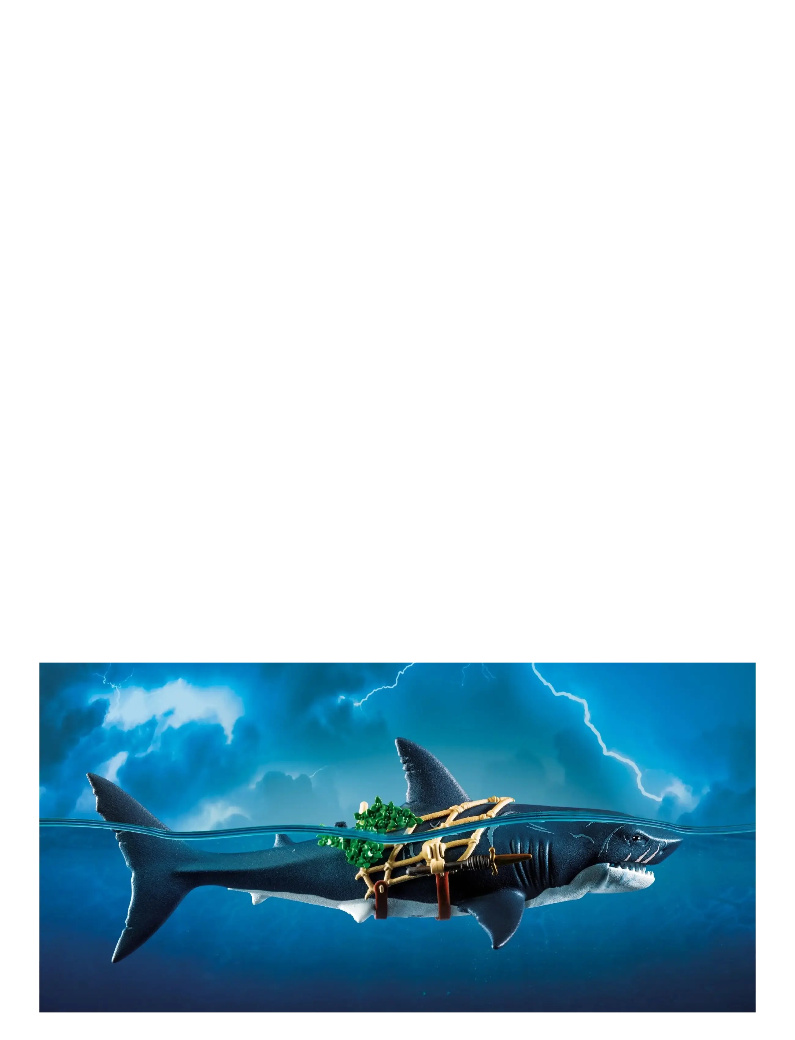 PLAYMOBIL - Giant Shark with Pirate - playmobil pirates - multicolored - 5