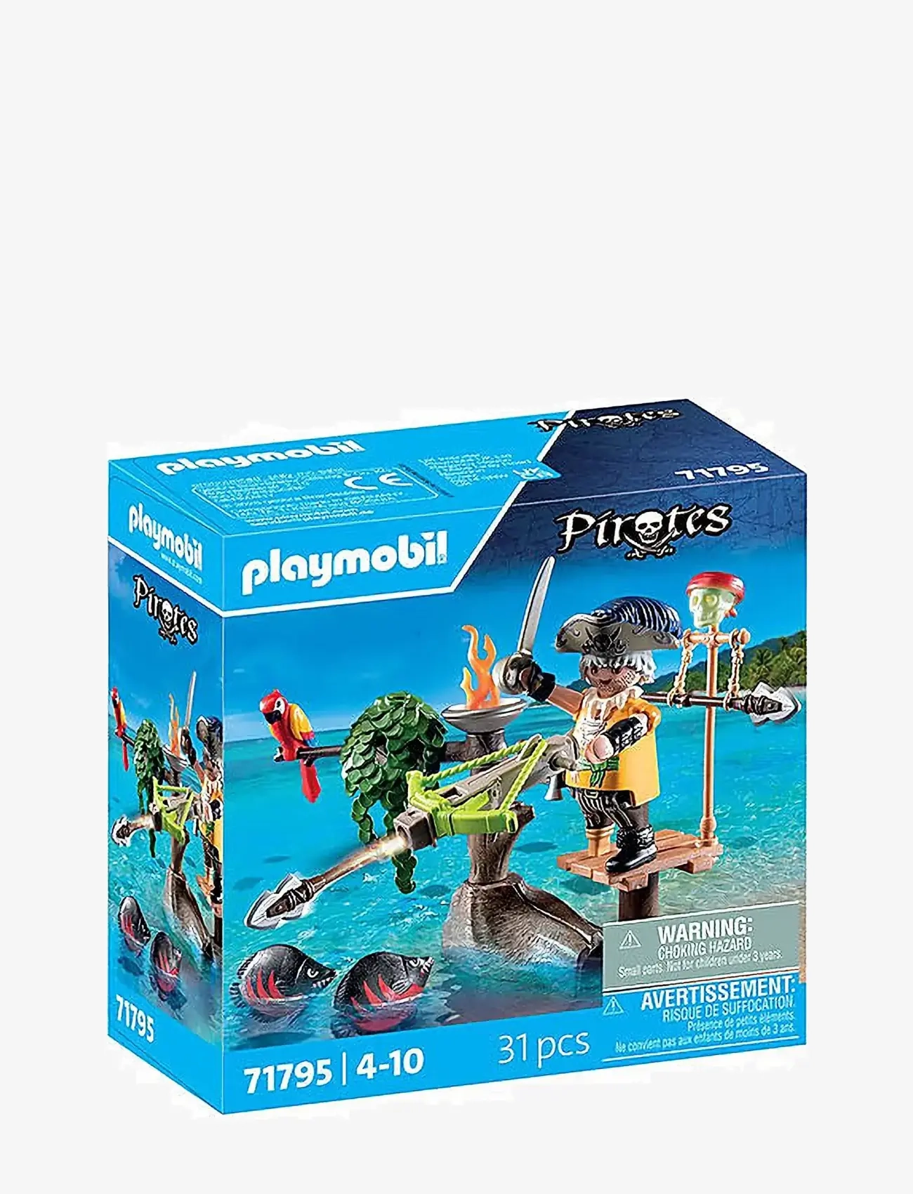PLAYMOBIL Pirat Med Ballista, One Size, Multi/patterned, Playmobil Legetøj > Playmobil Pirates, Børn