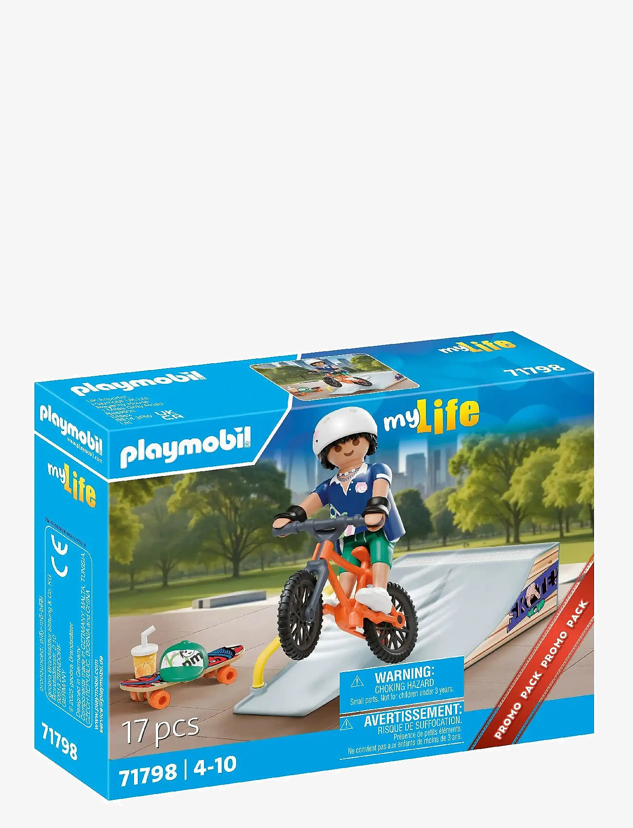 PLAYMOBIL - Skateboard with Ramp - playmobil my life - multicolored - 0