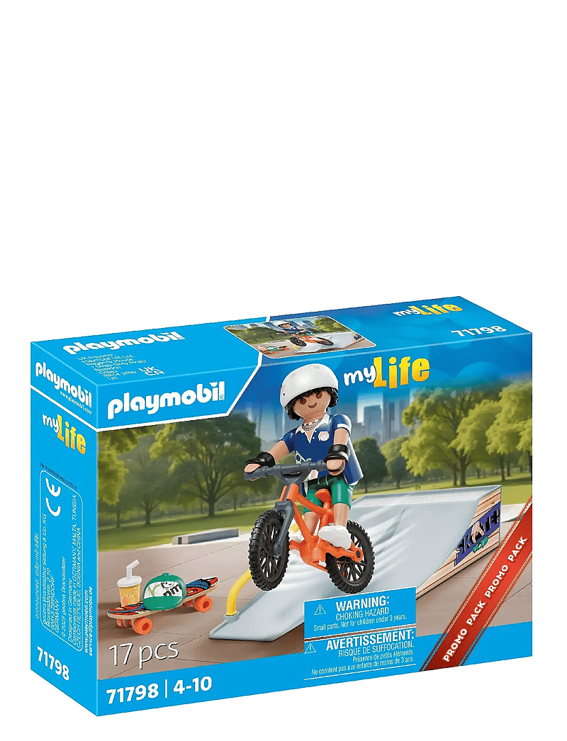 PLAYMOBIL - Skateboard with Ramp - playmobil my life - multicolored - 0