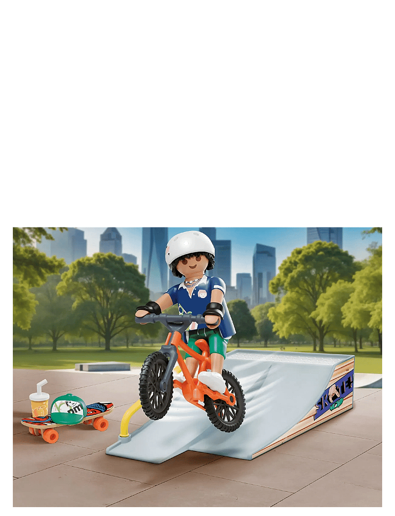 PLAYMOBIL - Skateboard with Ramp - playmobil my life - multicolored - 1