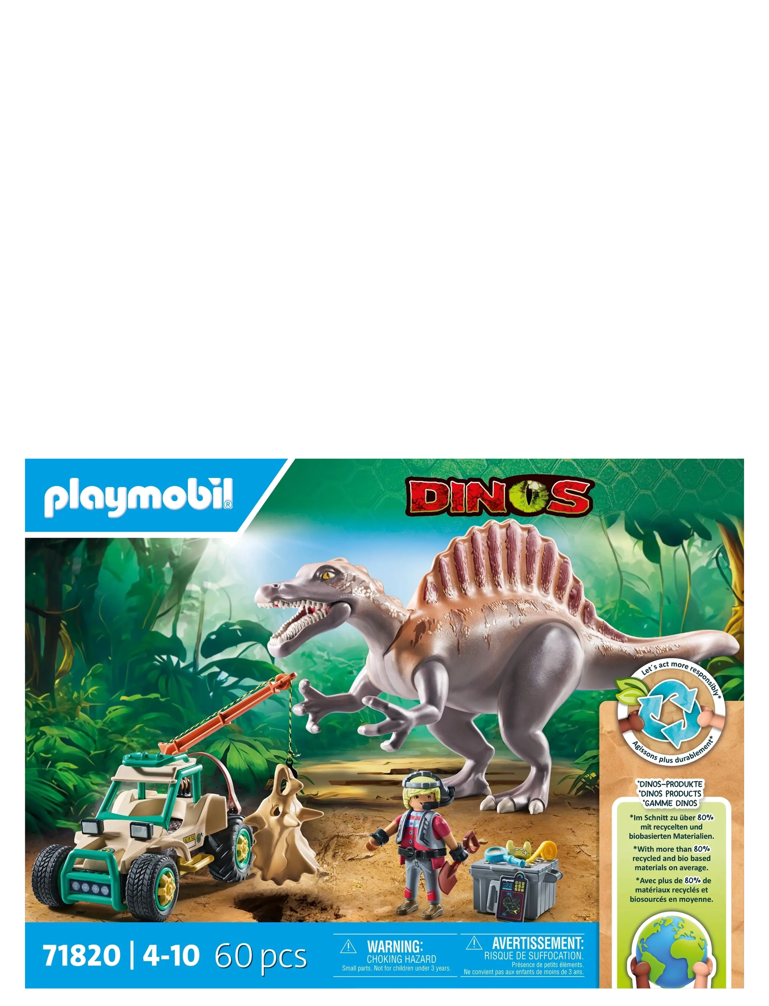 PLAYMOBIL - Spinosaurus Attack - fødselsdagsgaver - multicolored - 1