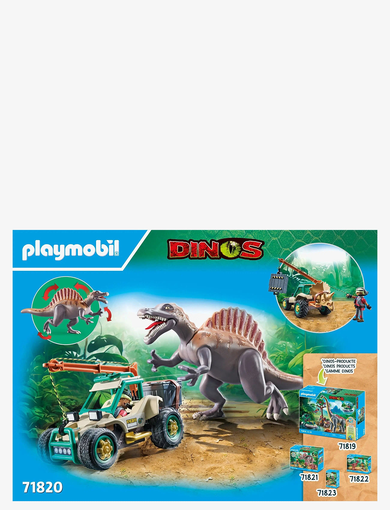 PLAYMOBIL - Spinosaurus Attack - playmobil dino rise - multicolored - 3