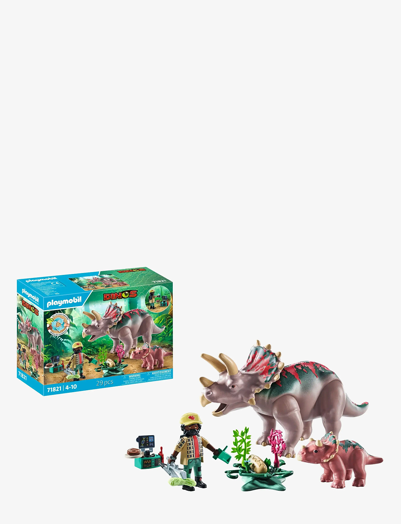PLAYMOBIL - Triceratops Family - playmobil dino rise - multicolored - 0