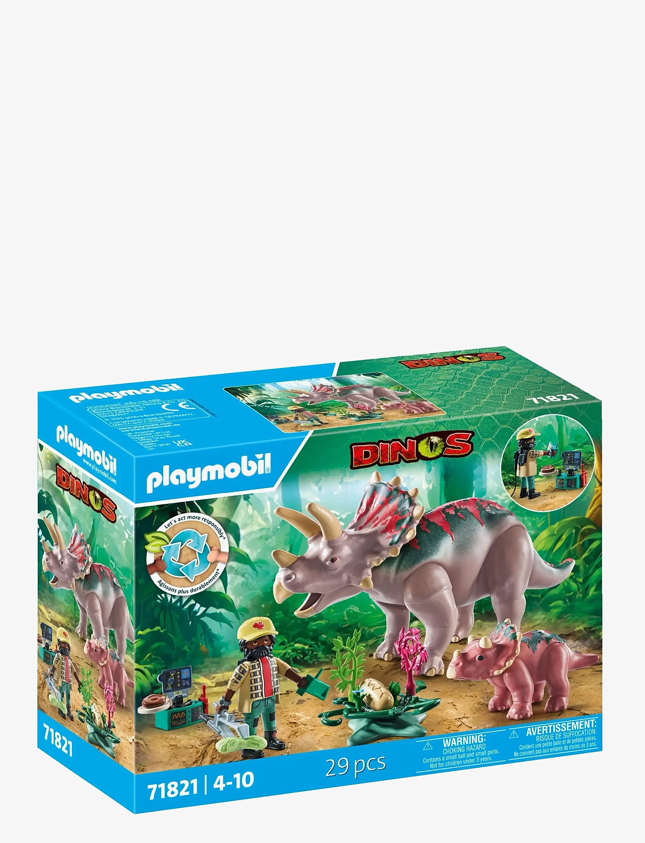 PLAYMOBIL - Triceratops Family - playmobil dino rise - multicolored - 2