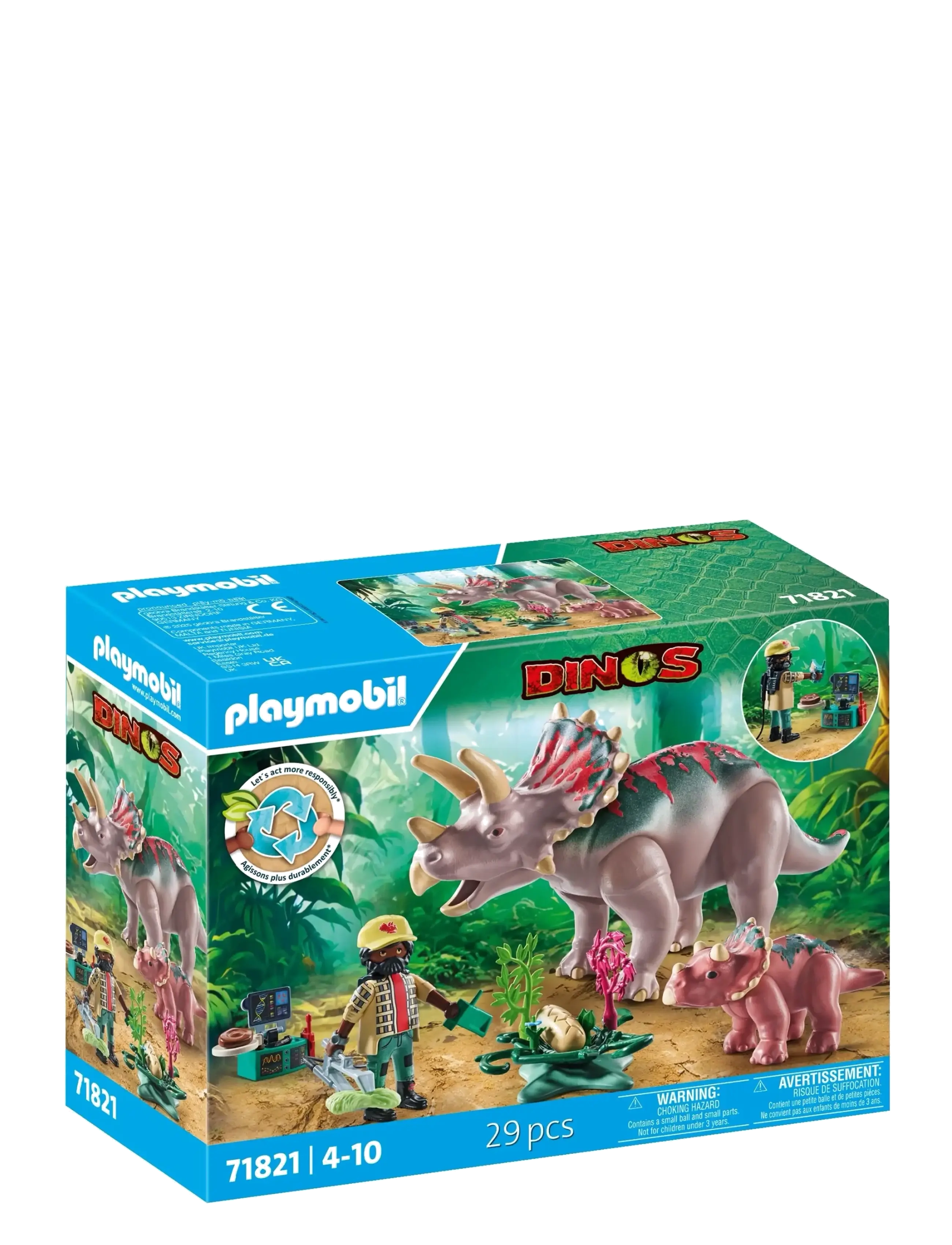 PLAYMOBIL - Triceratops Family - multicolored - 2