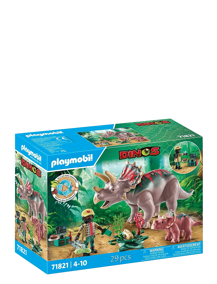 PLAYMOBIL - Triceratops Family - multicolored - 2