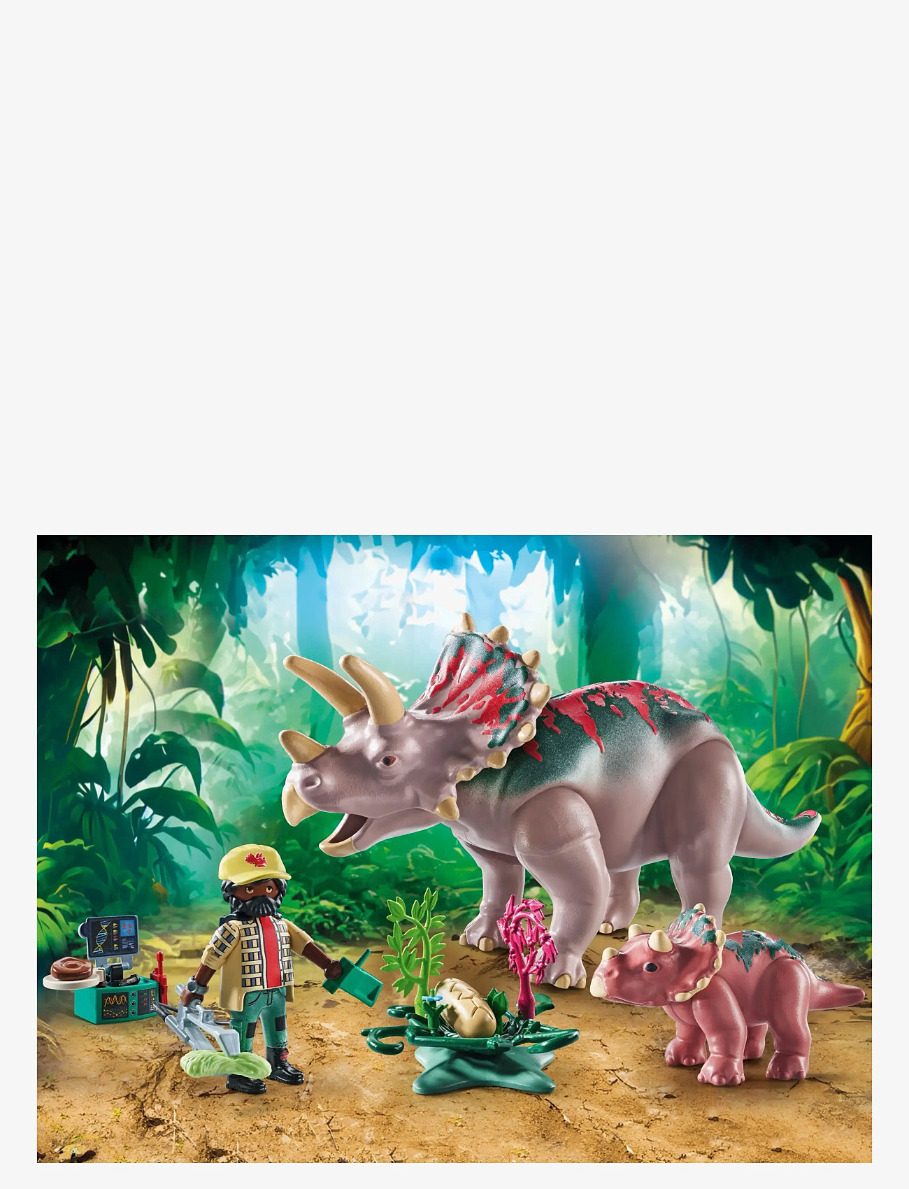 PLAYMOBIL - Triceratops Family - playmobil dino rise - multicolored - 4