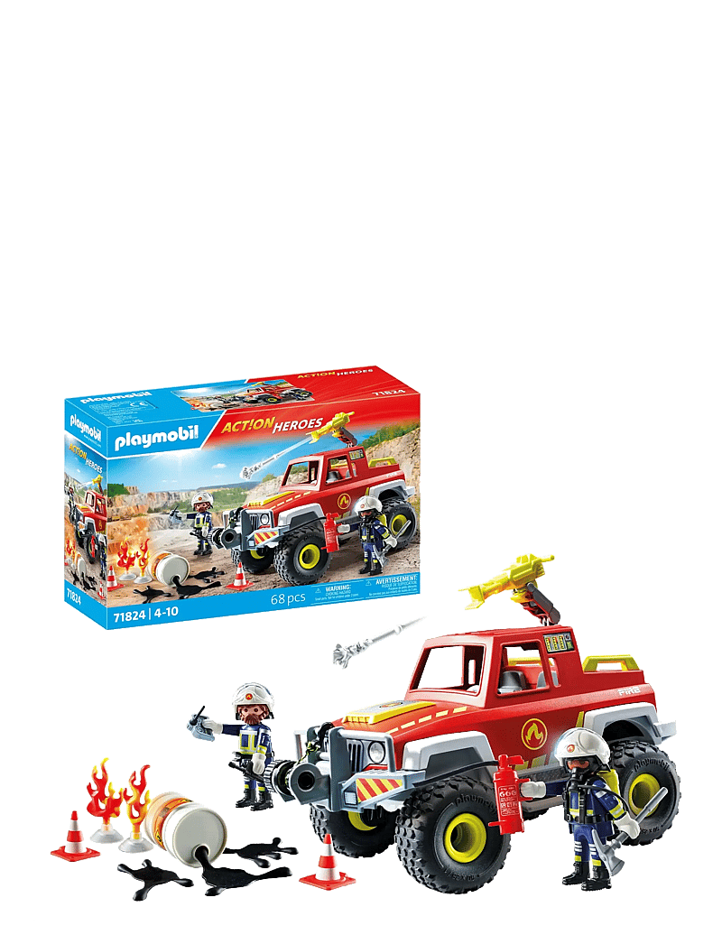 PLAYMOBIL - Firefighting Truck - playmobil action heroes - multicolored - 1