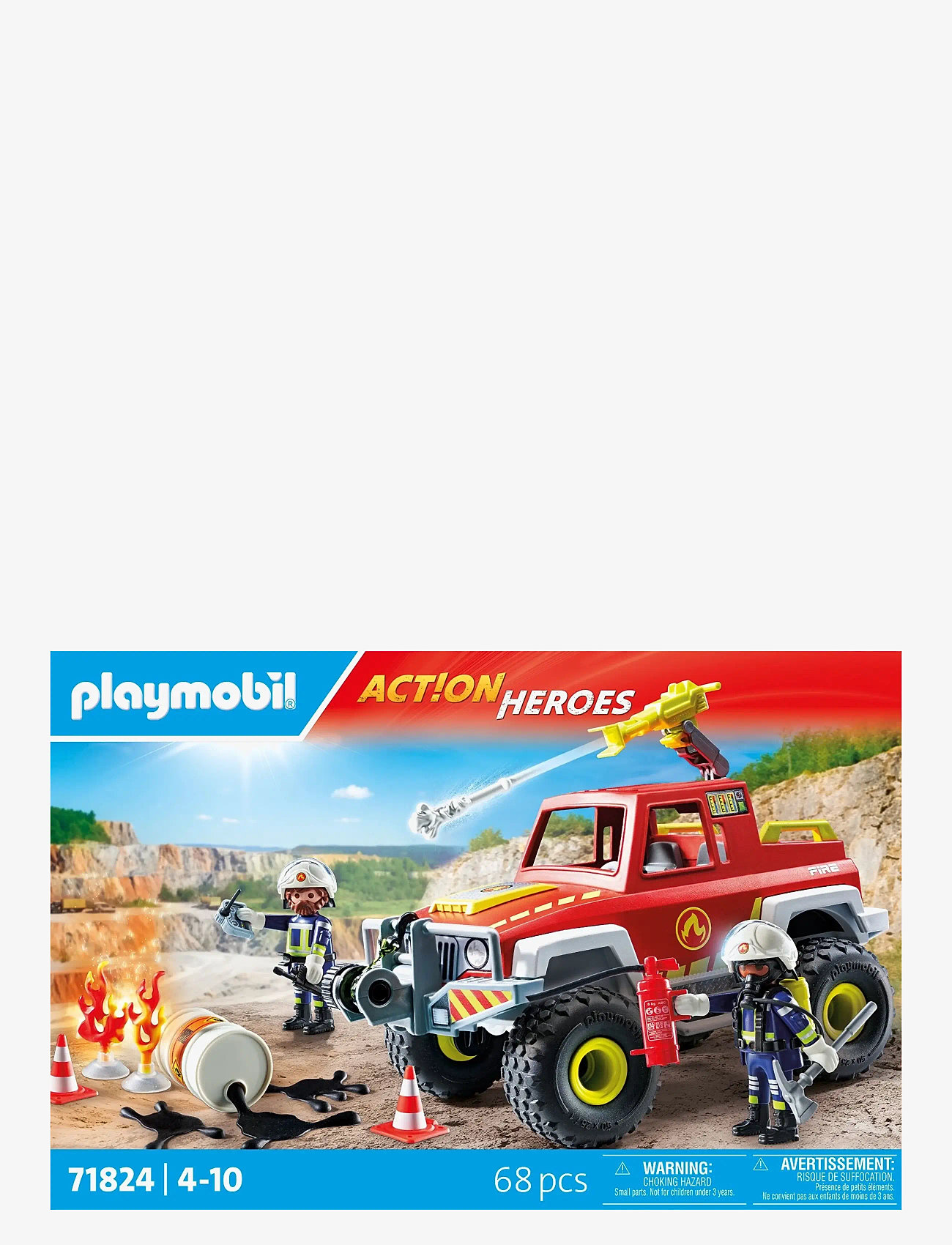 PLAYMOBIL - Firefighting Truck - playmobil action heroes - multicolored - 2