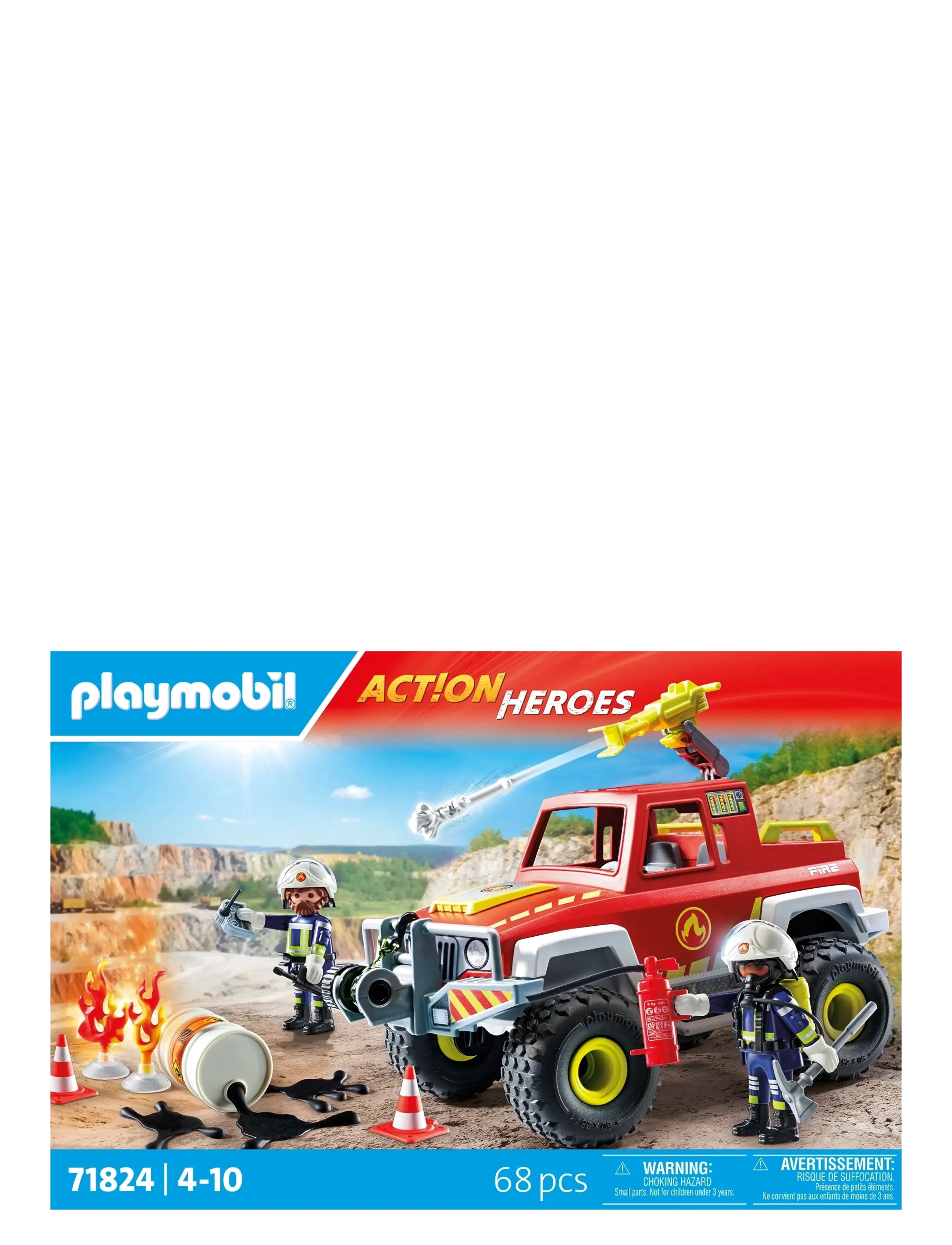 PLAYMOBIL - Firefighting Truck - playmobil action heroes - multicolored - 2
