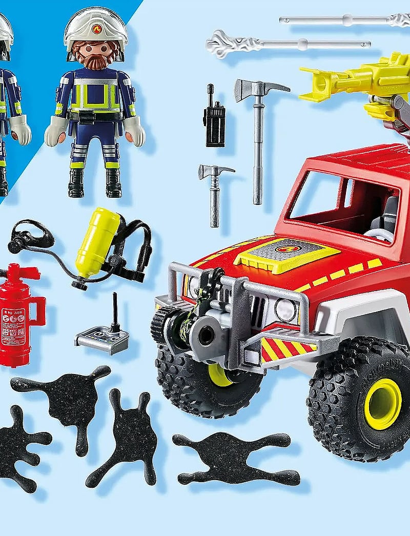 PLAYMOBIL - Firefighting Truck - playmobil action heroes - multicolored - 0