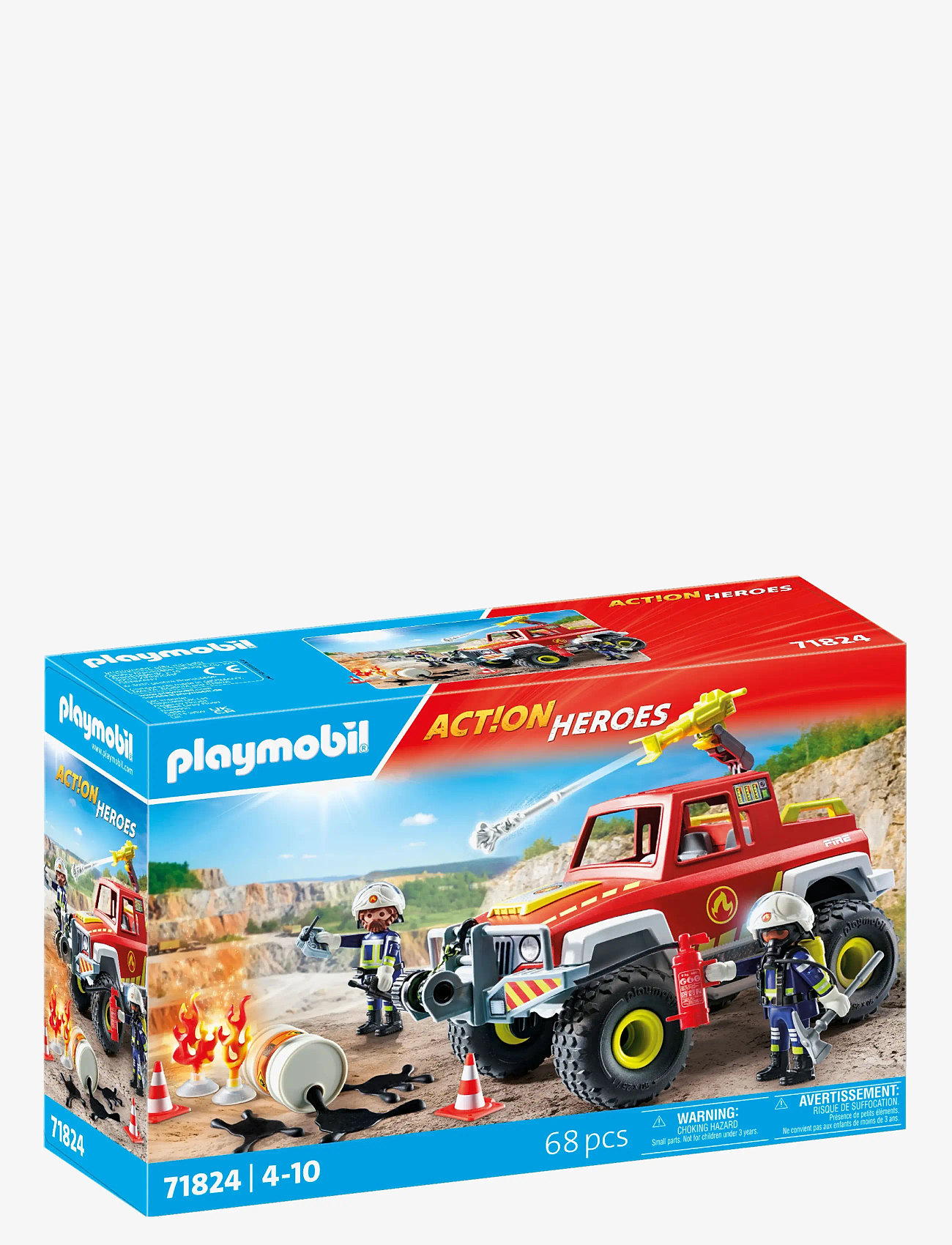 PLAYMOBIL - Firefighting Truck - playmobil action heroes - multicolored - 3