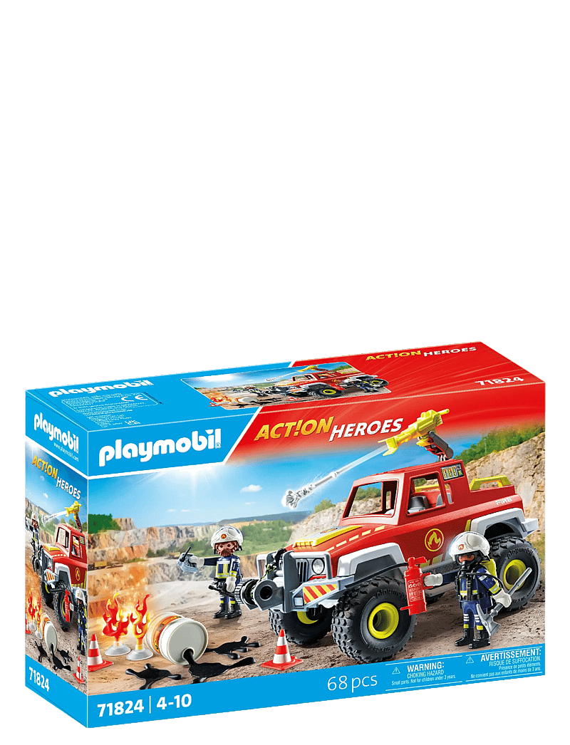 PLAYMOBIL - Firefighting Truck - playmobil action heroes - multicolored - 3