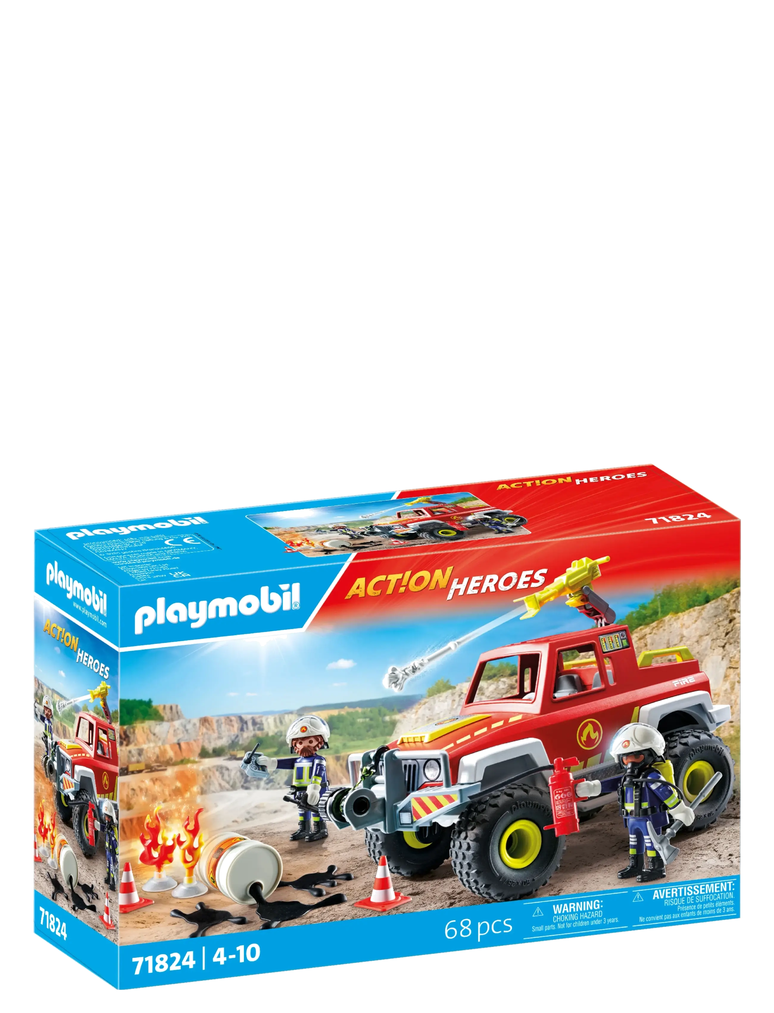 PLAYMOBIL - Firefighting Truck - playmobil action heroes - multicolored - 3