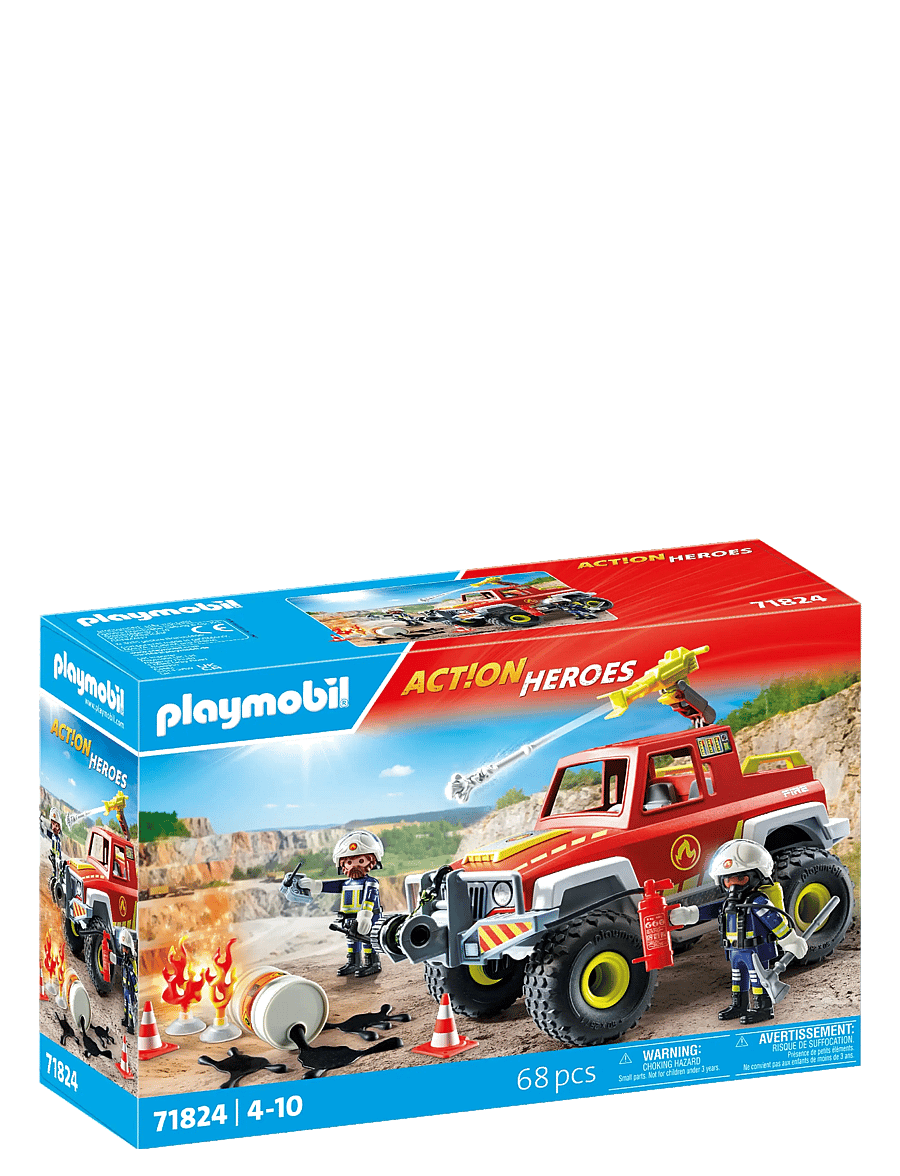 PLAYMOBIL - Firefighting Truck - playmobil action heroes - multicolored - 3