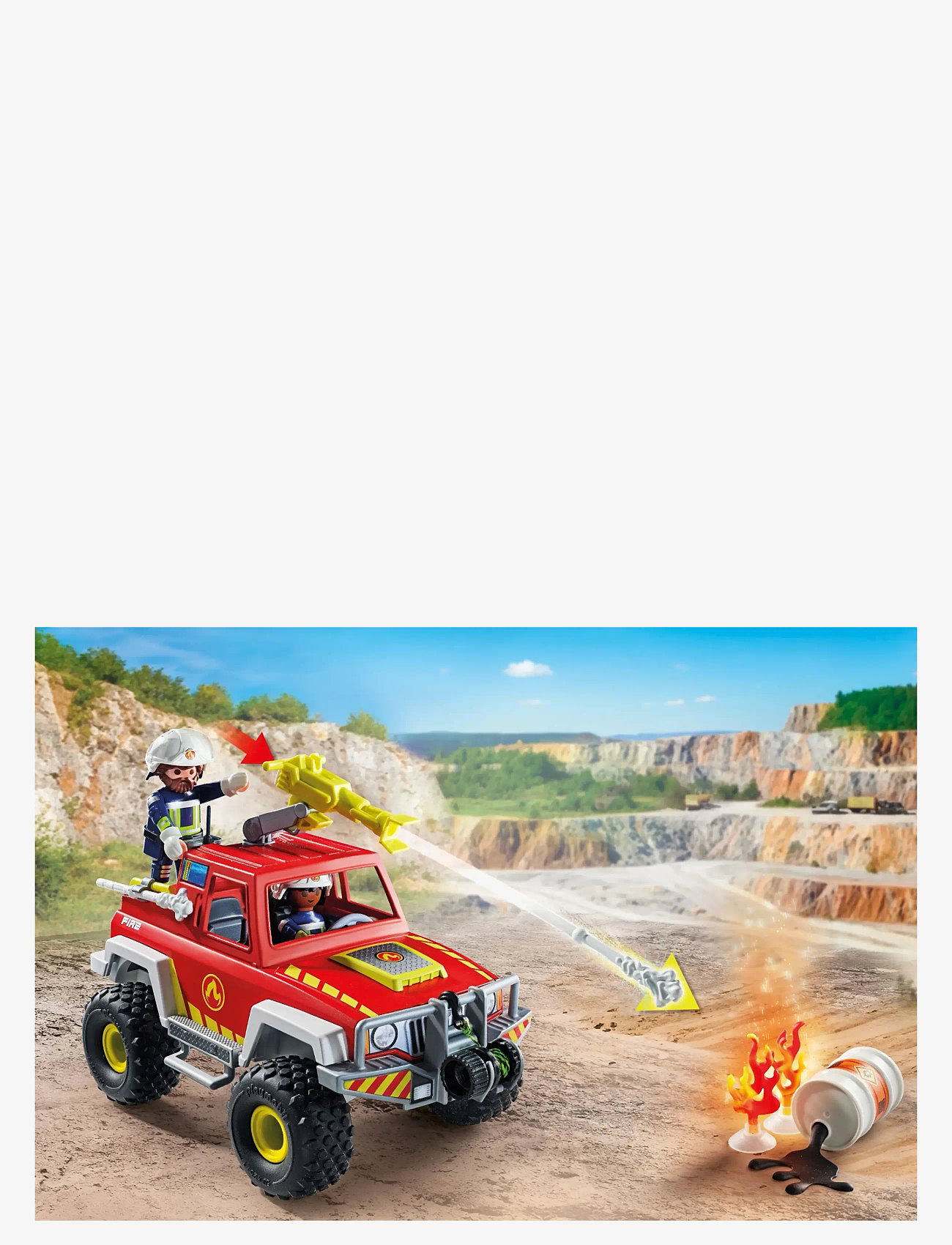 PLAYMOBIL - Firefighting Truck - playmobil action heroes - multicolored - 5