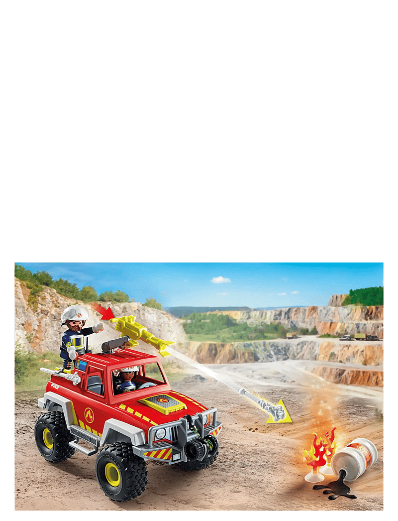 PLAYMOBIL - Firefighting Truck - playmobil action heroes - multicolored - 5