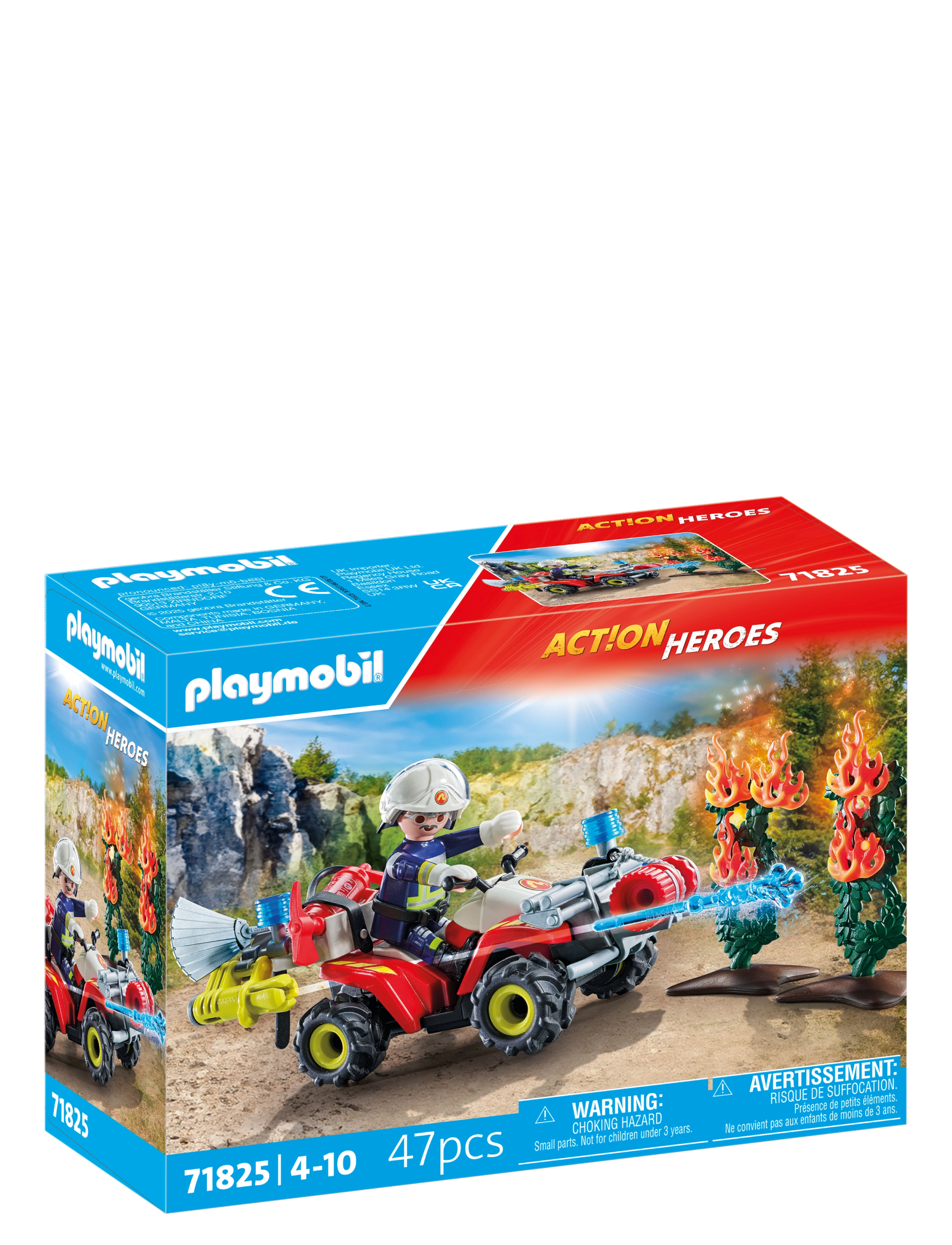 PLAYMOBIL Firefighting Quad - Lelut - MULTICOLORED / multi