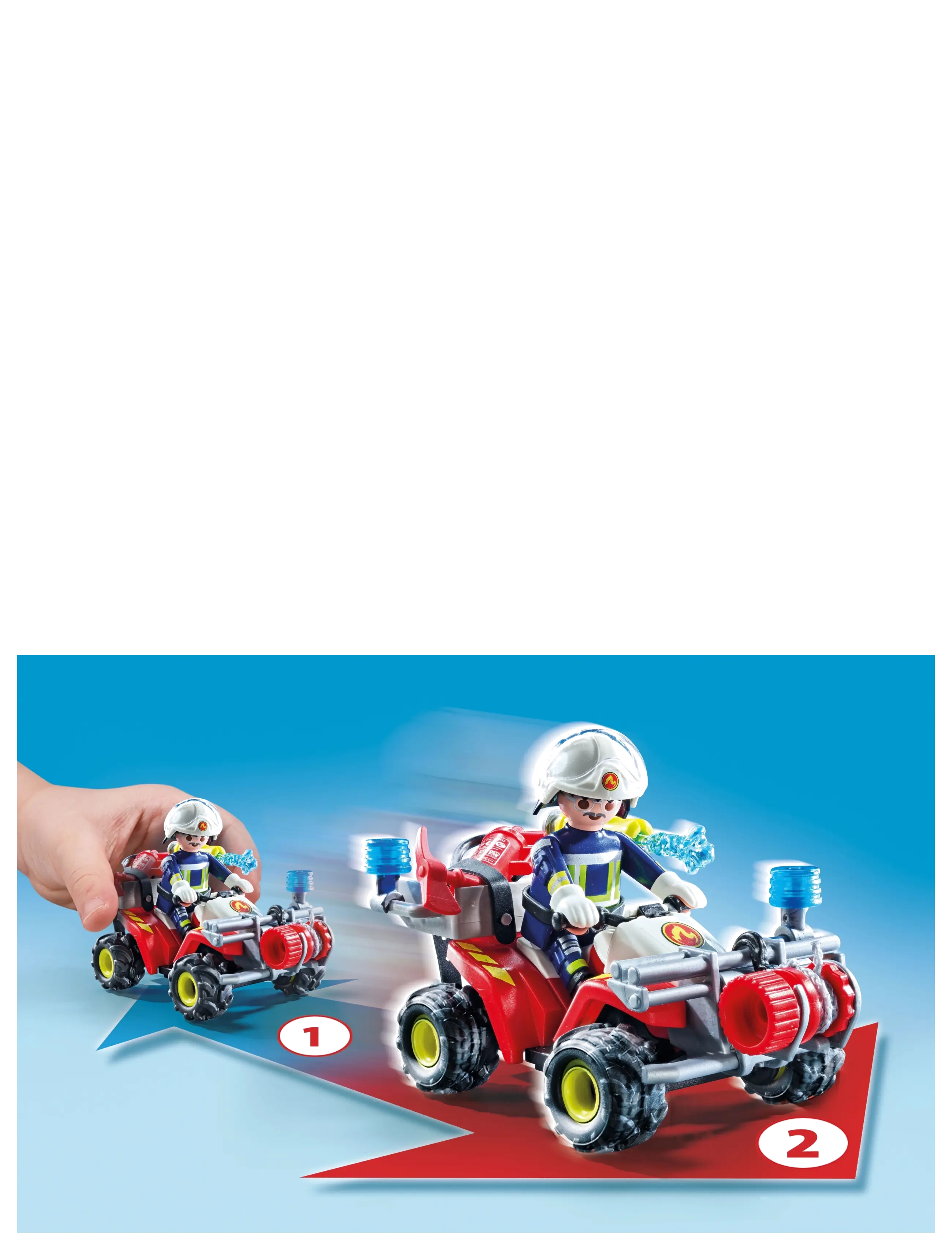 PLAYMOBIL - Brandslukningsquad - playmobil action heroes - multicolored - 0