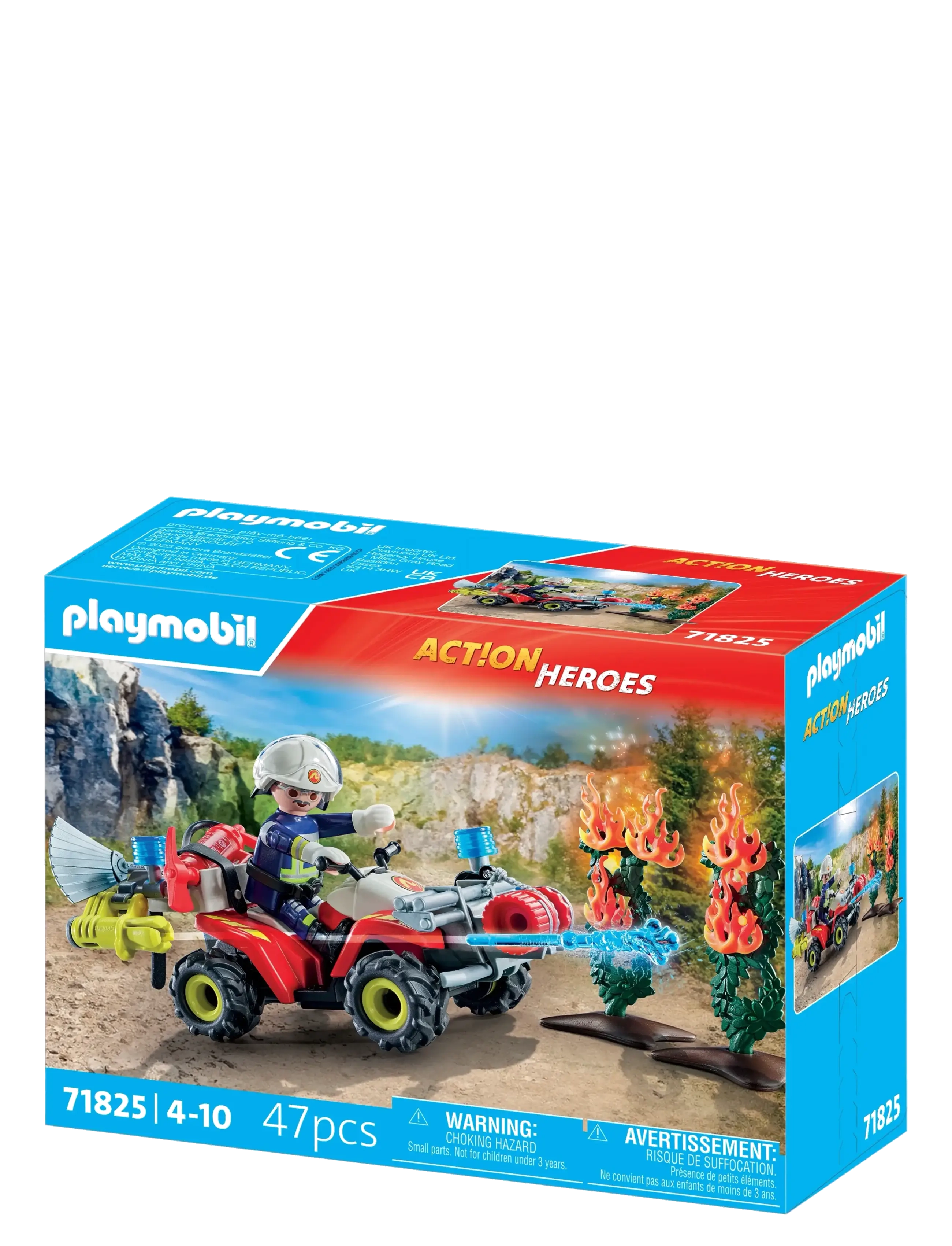 PLAYMOBIL - Firefighting Quad - multicolored - 4