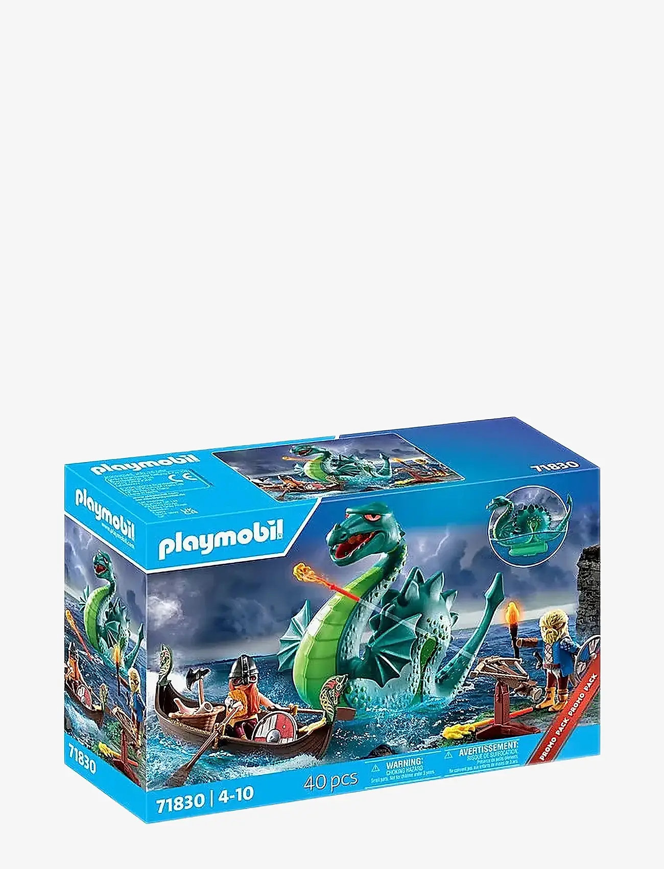PLAYMOBIL - Vikings with Sea Monster - playmobil figures - multicolored - 0