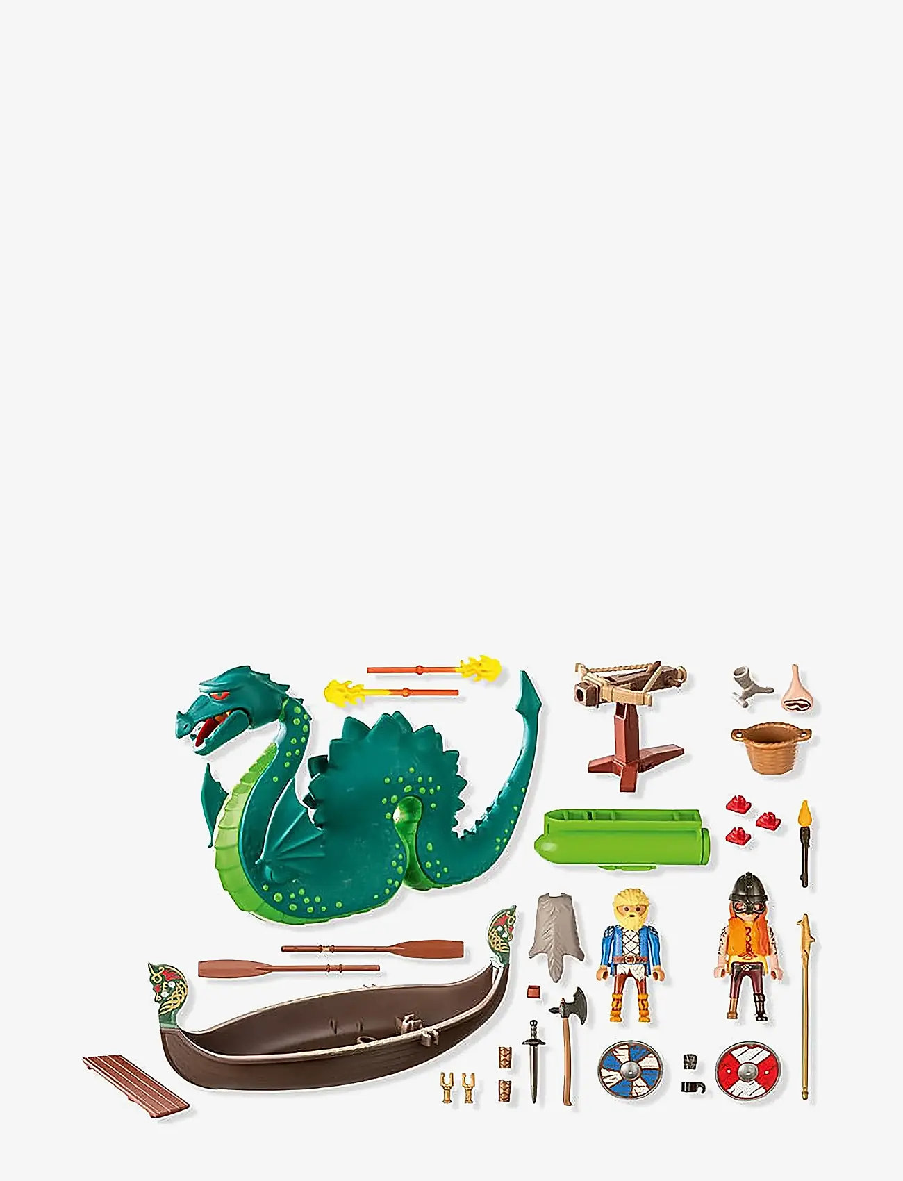 PLAYMOBIL - Vikings with Sea Monster - playmobil figures - multicolored - 1