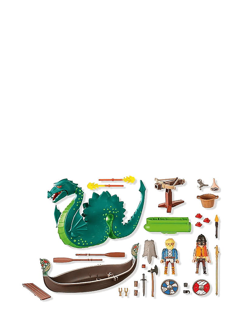 PLAYMOBIL - Vikings with Sea Monster - playmobil figures - multicolored - 1