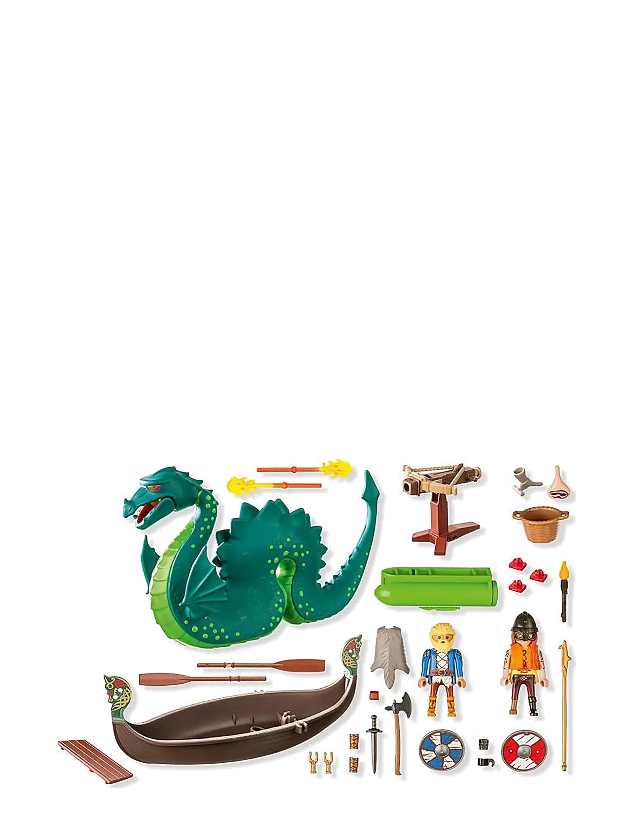 PLAYMOBIL - Vikings with Sea Monster - playmobil figures - multicolored - 1