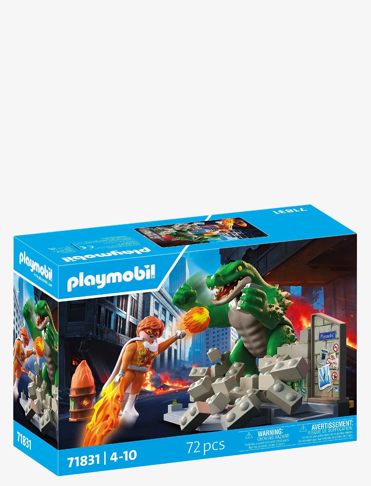 PLAYMOBIL - Hero Battle Against Giant Liza - playmobil action heroes - multicolored - 1