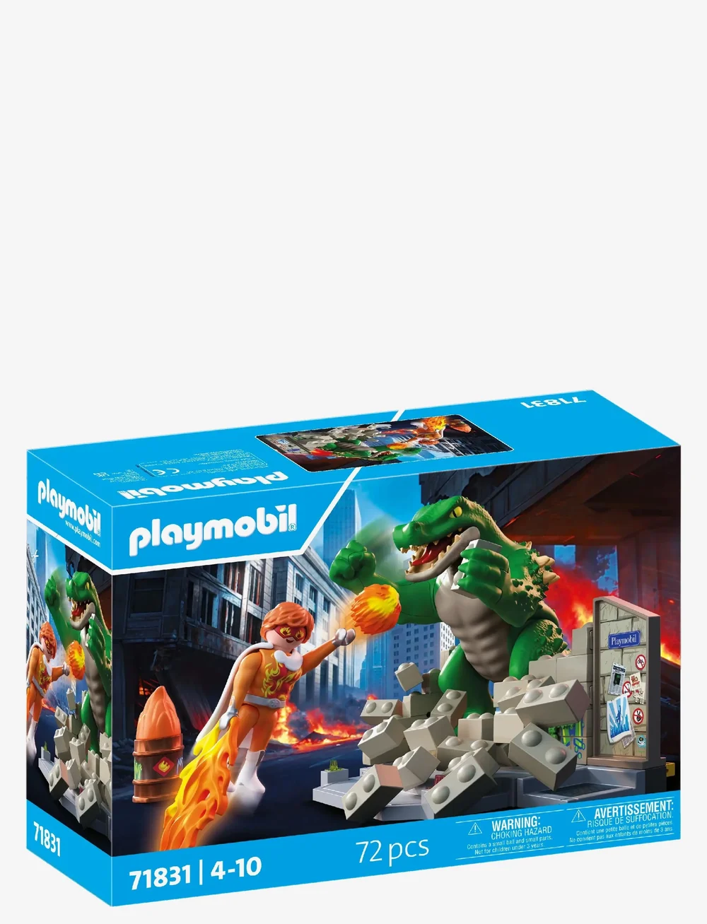 PLAYMOBIL - Hero Battle Against Giant Liza - playmobil action heroes - multicolored - 1
