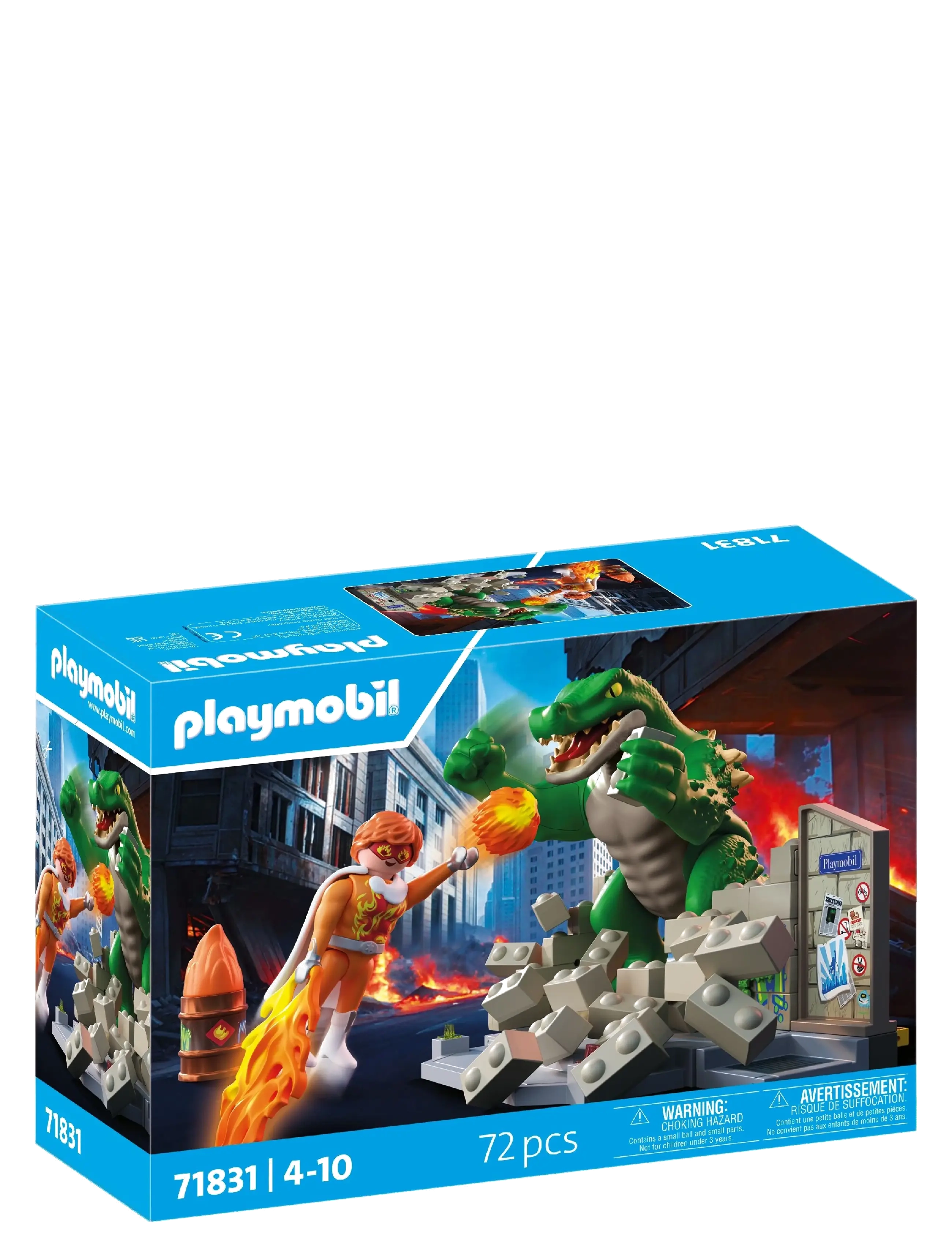 PLAYMOBIL - Hero Battle Against Giant Liza - playmobil action heroes - multicolored - 1