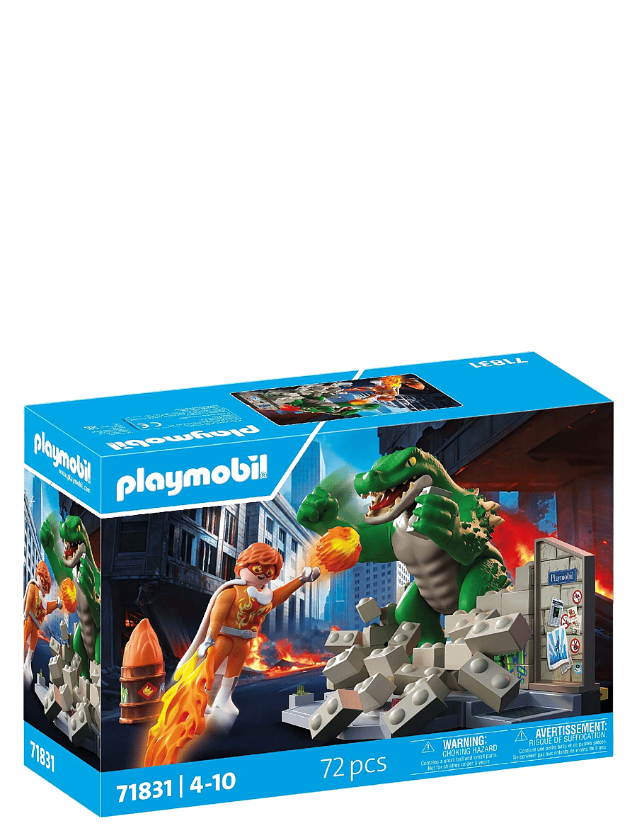 PLAYMOBIL - Hero Battle Against Giant Liza - playmobil action heroes - multicolored - 1
