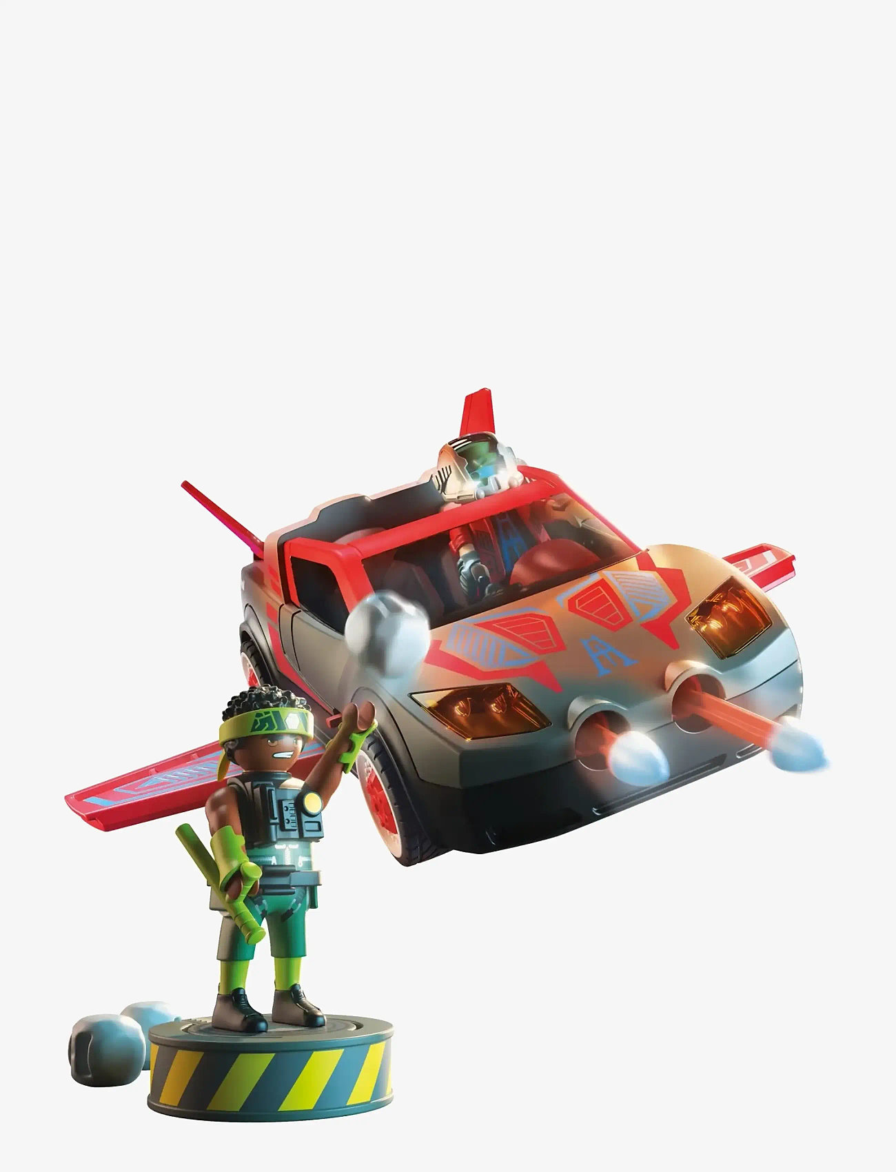 PLAYMOBIL - Hero with Vehicle - playmobil action heroes - multicolored - 0