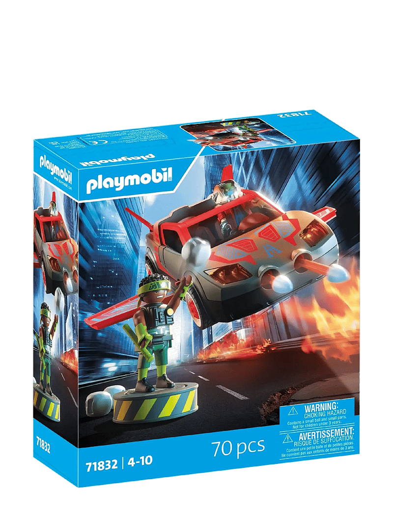 PLAYMOBIL - Hero with Vehicle - playmobil action heroes - multicolored - 1