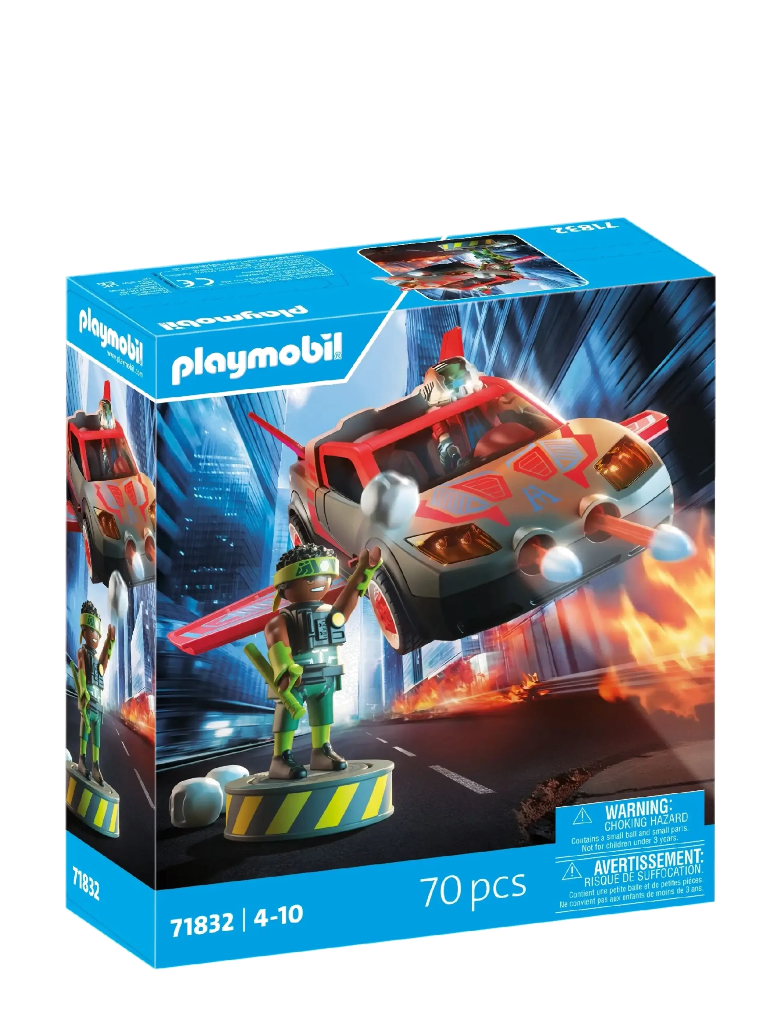 PLAYMOBIL - Hero with Vehicle - playmobil action heroes - multicolored - 1