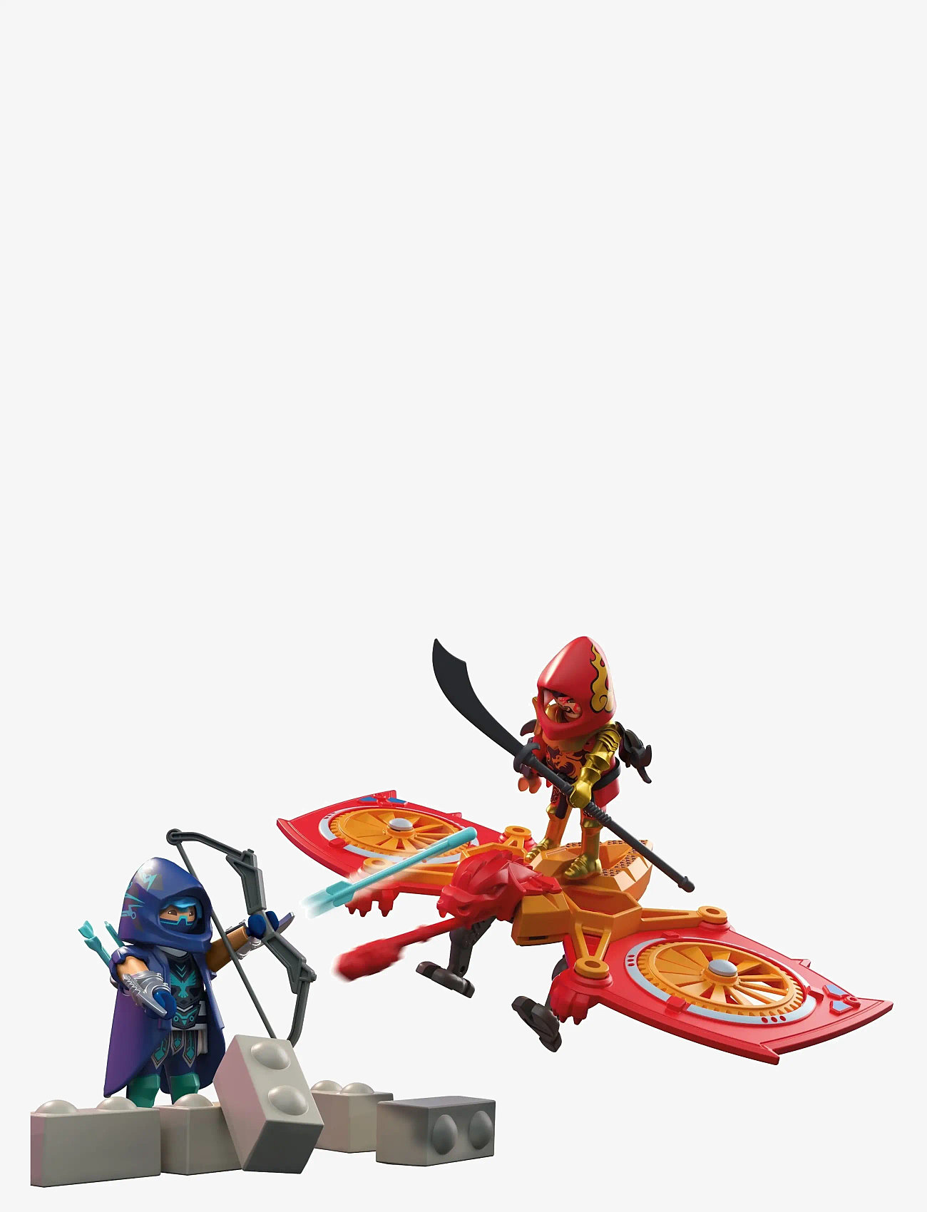 PLAYMOBIL - Hero Drone Fight with Evil Nin - playmobil action heroes - multicolored - 0