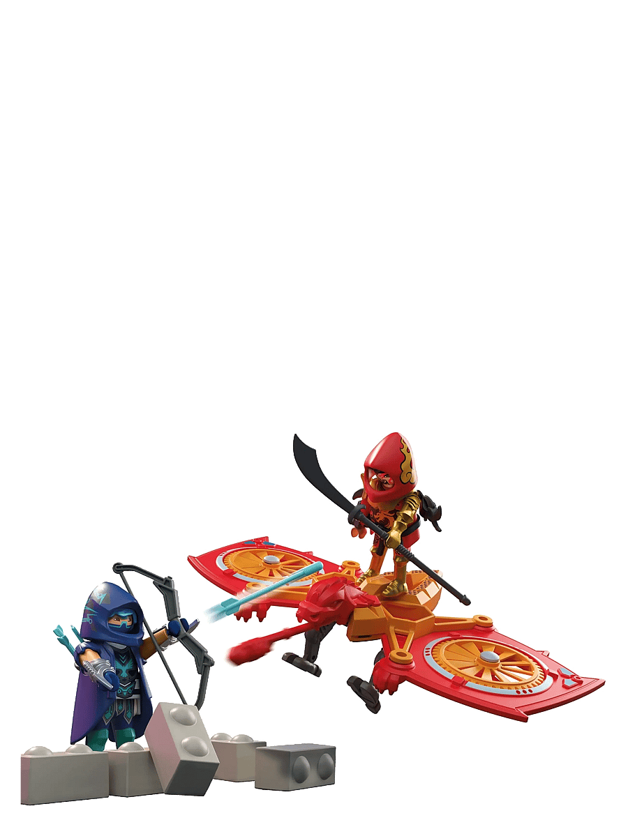 PLAYMOBIL - Hero Drone Fight with Evil Nin - playmobil action heroes - multicolored - 0