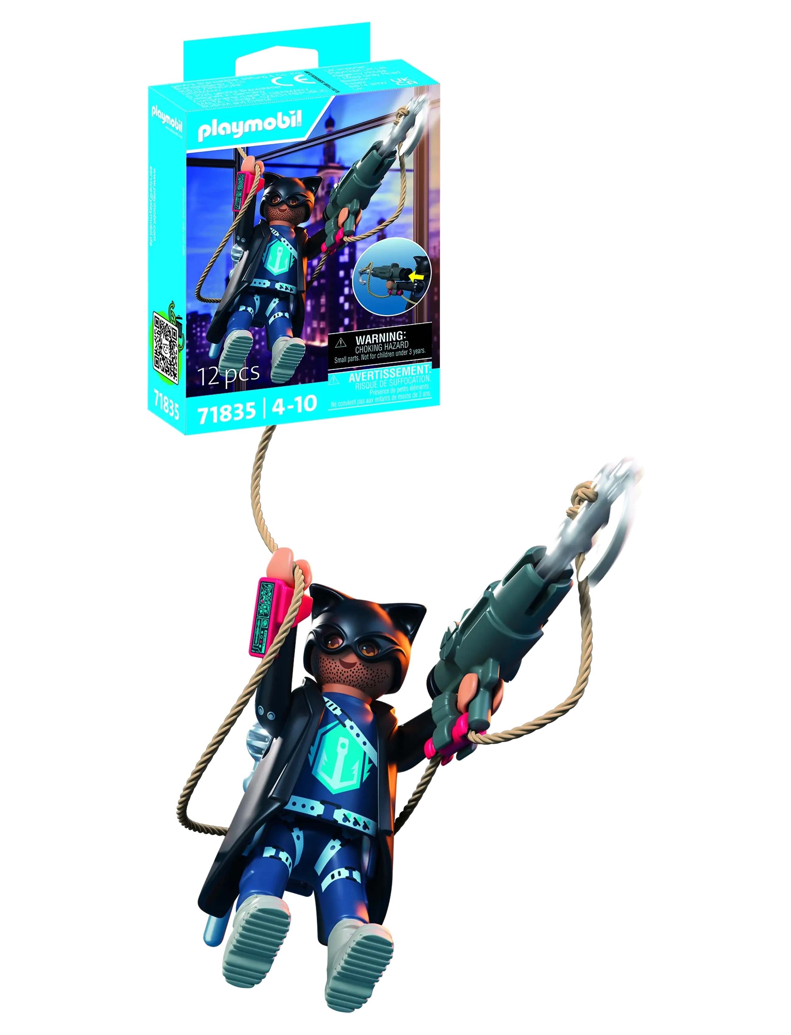 PLAYMOBIL Shadow Super Hero - Actionfigurer - MULTICOLORED / black