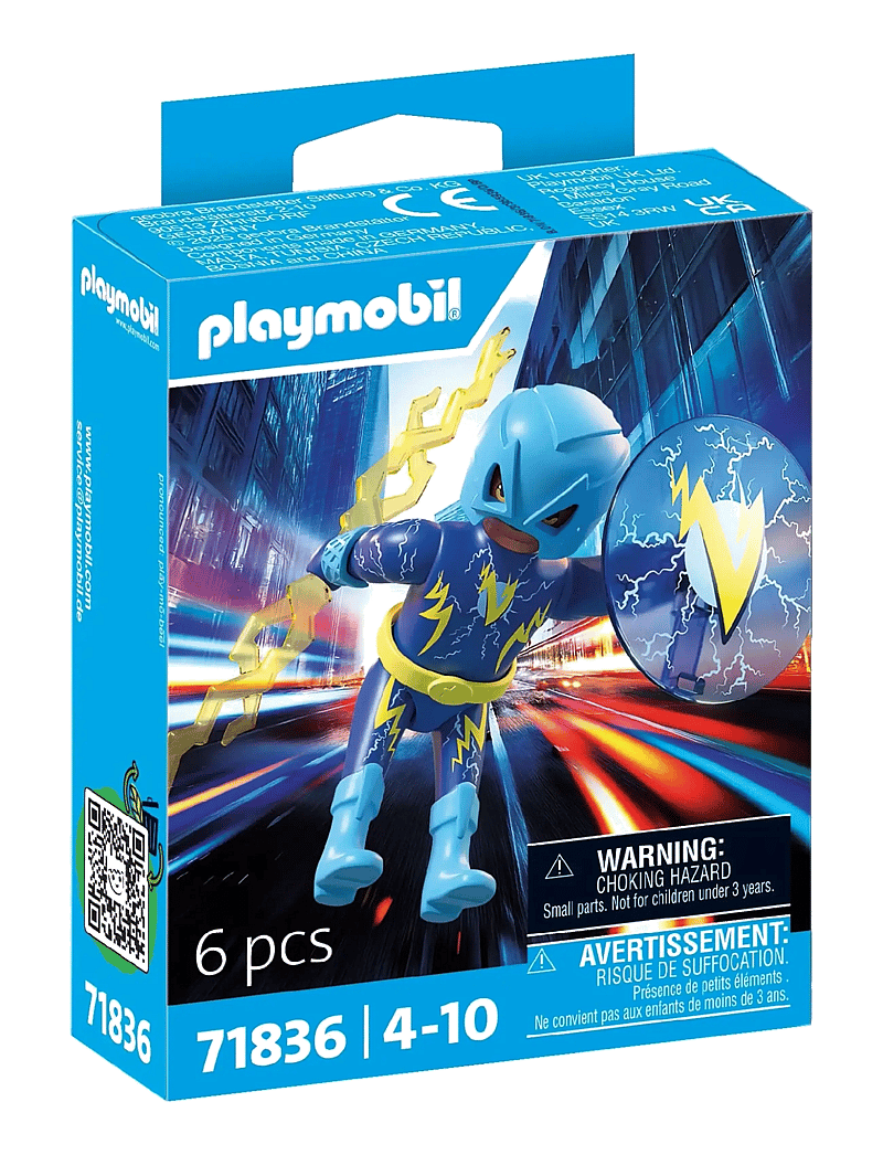 PLAYMOBIL - Lightning Super Hero - julegaver under 300kr - multicolored - 1