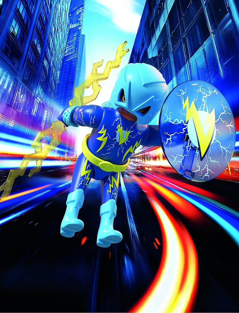 PLAYMOBIL - Lightning Super Hero - playmobil action heroes - multicolored - 0