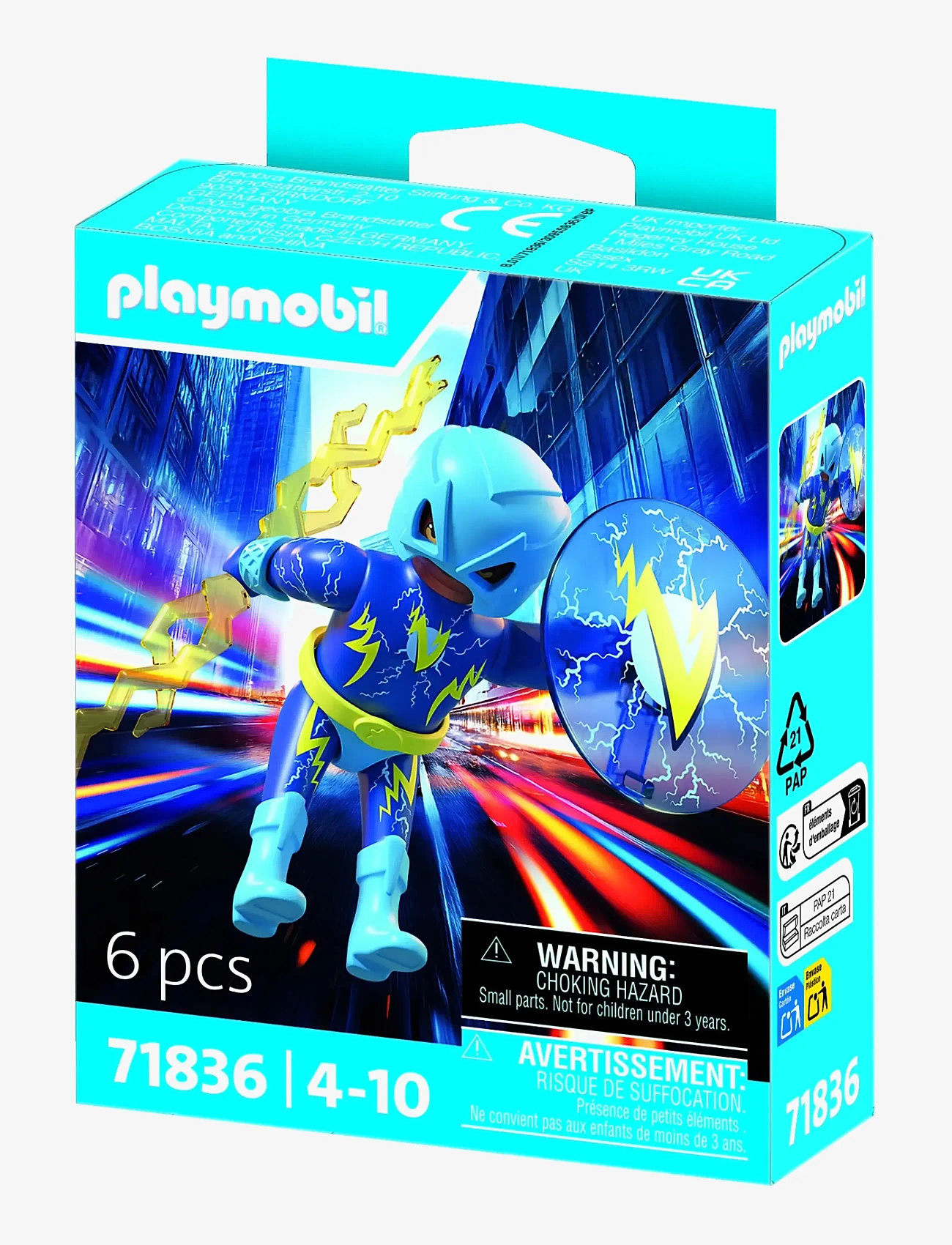 PLAYMOBIL - Lightning Super Hero - laveste priser - multicolored - 4
