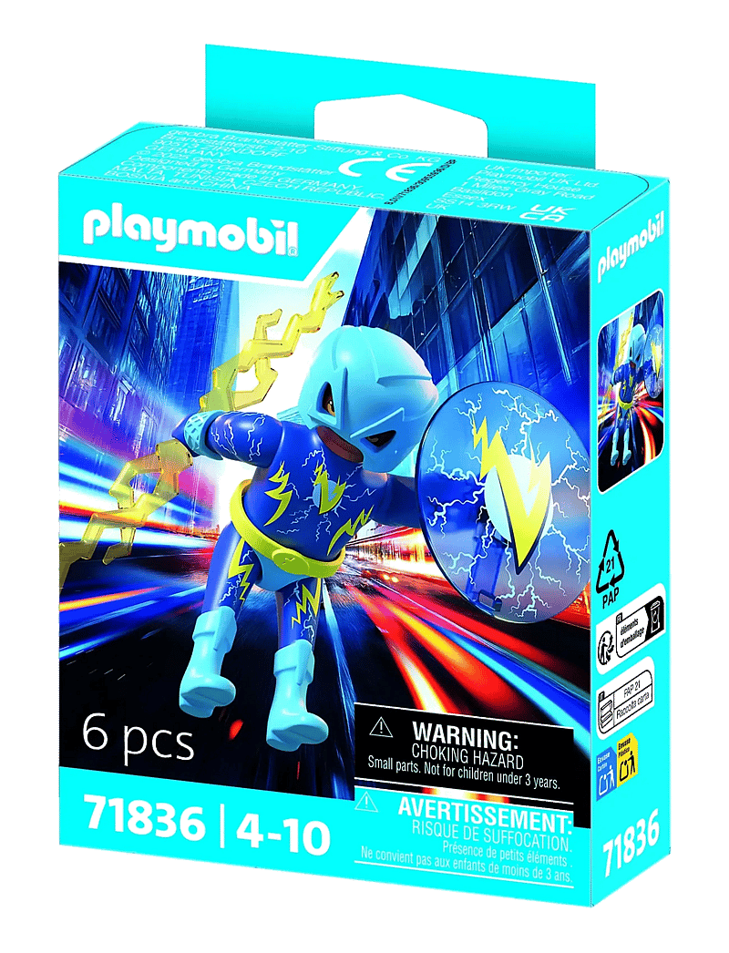 PLAYMOBIL - Lightning Super Hero - laveste priser - multicolored - 4