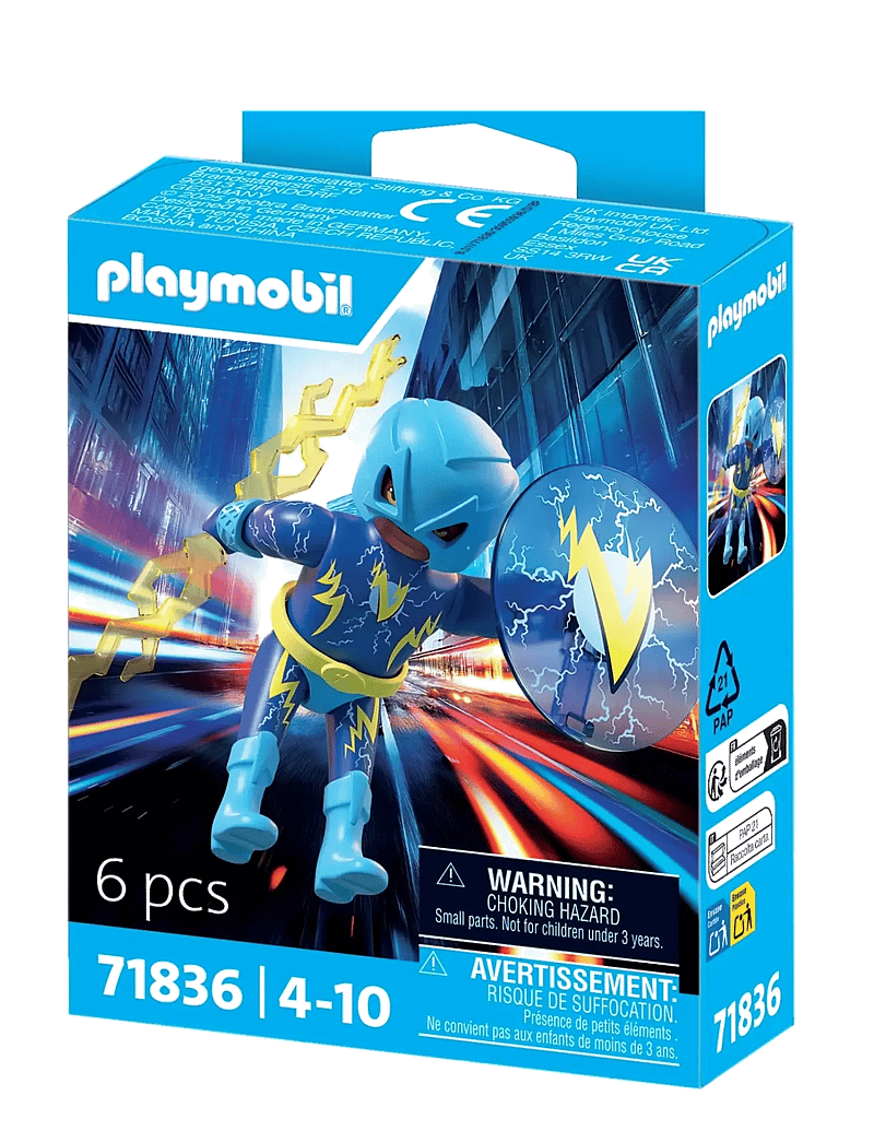 PLAYMOBIL - Lightning Super Hero - laveste priser - multicolored - 5