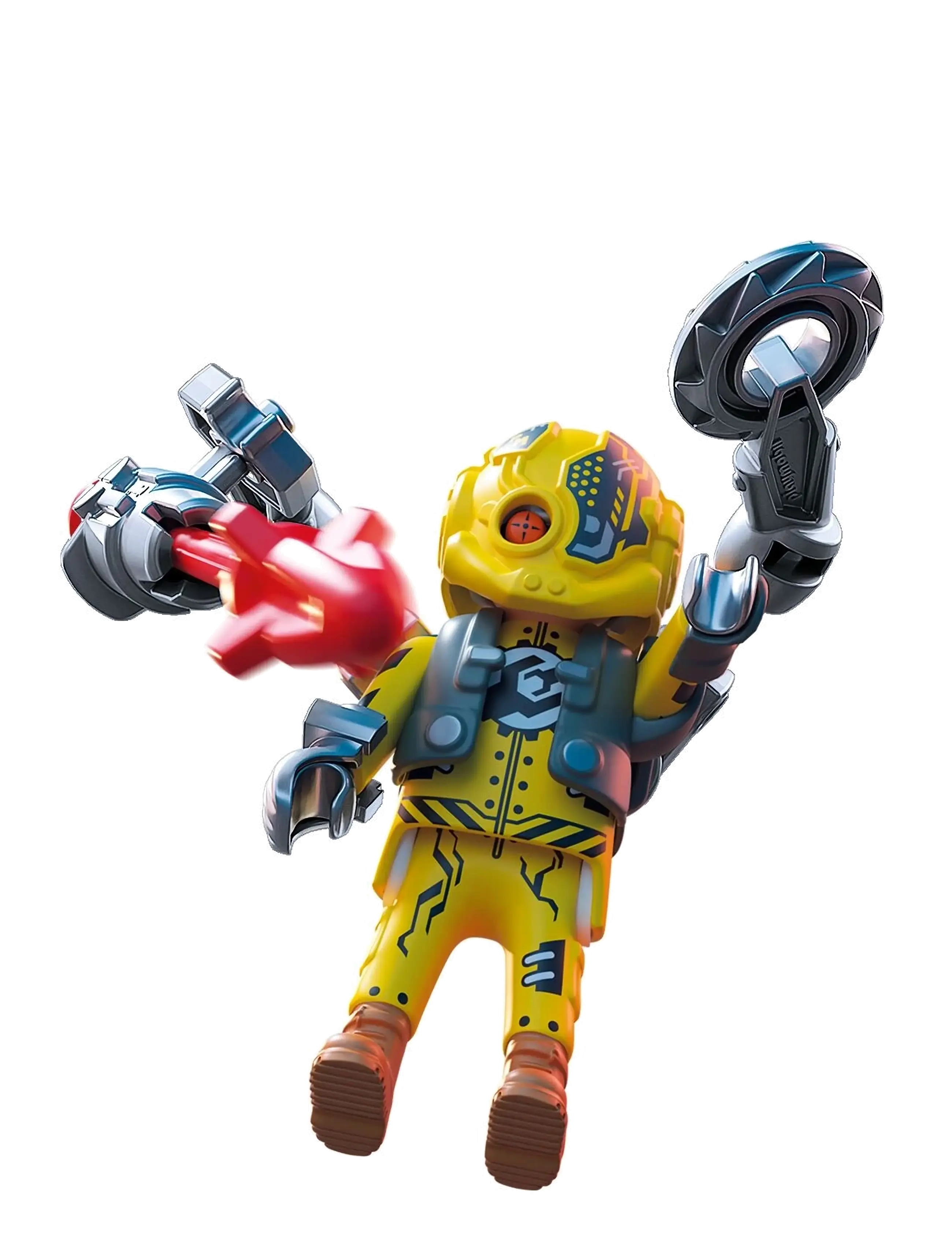PLAYMOBIL Robot Super Hero Gelb - One Size - Kinder