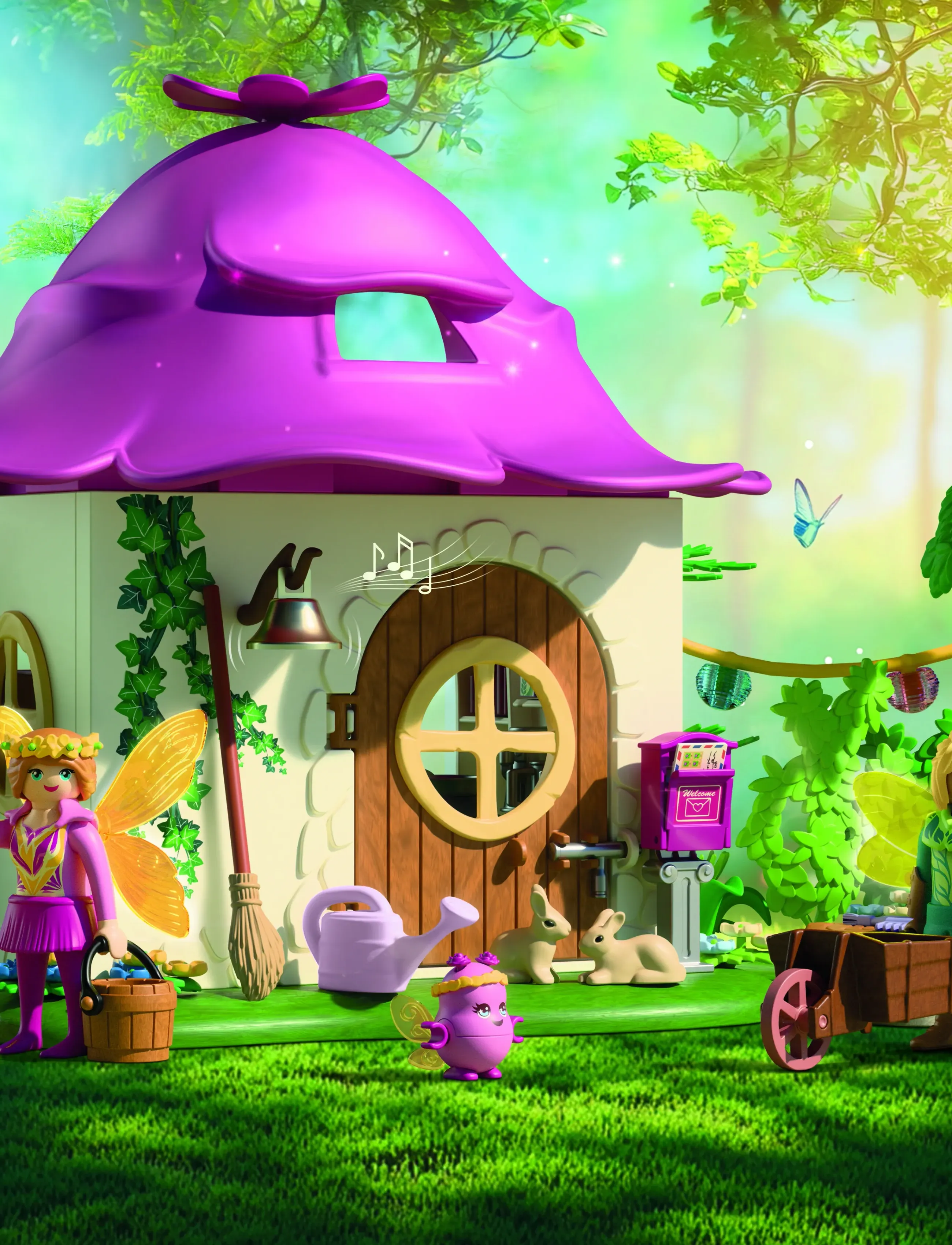 PLAYMOBIL - Cozy Fairy Home with Golden Un - playmobil animals & friends - multicolored - 0