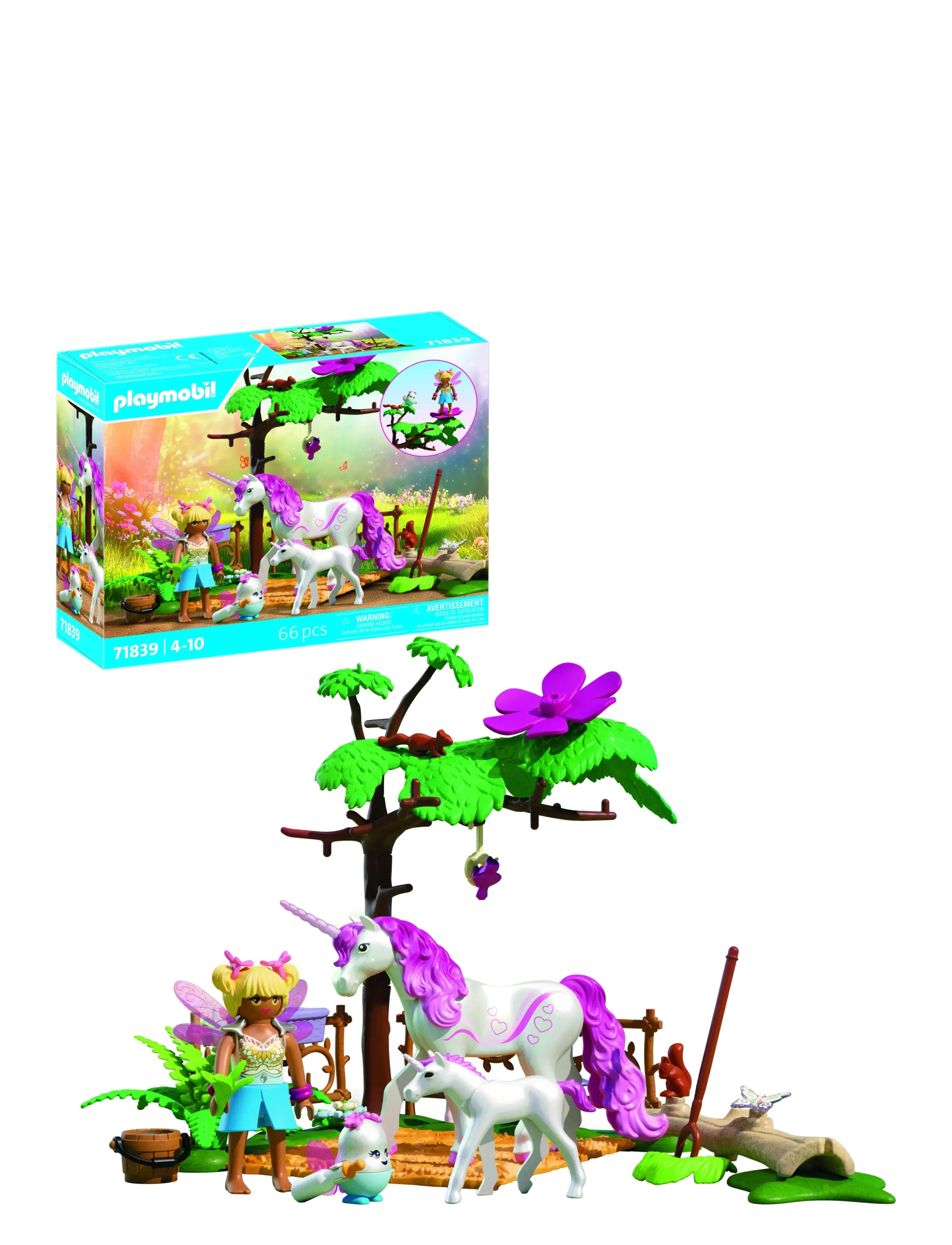 PLAYMOBIL Magical Unicorn Stable Patterned - One Size - Kinder