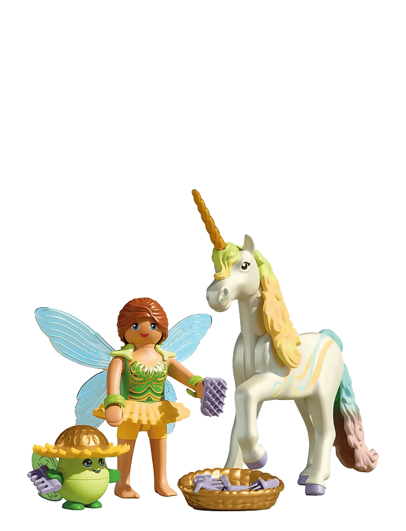 PLAYMOBIL - Collectible Unicorn Rainbow Fl - playmobil city life - multicolored - 0