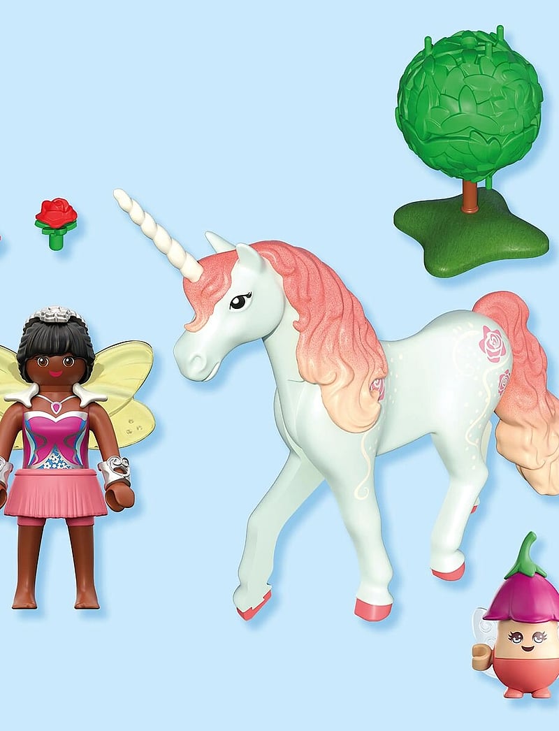 PLAYMOBIL - Collectible Unicorn Sky Rose w - playmobil unicorn - multicolored - 0