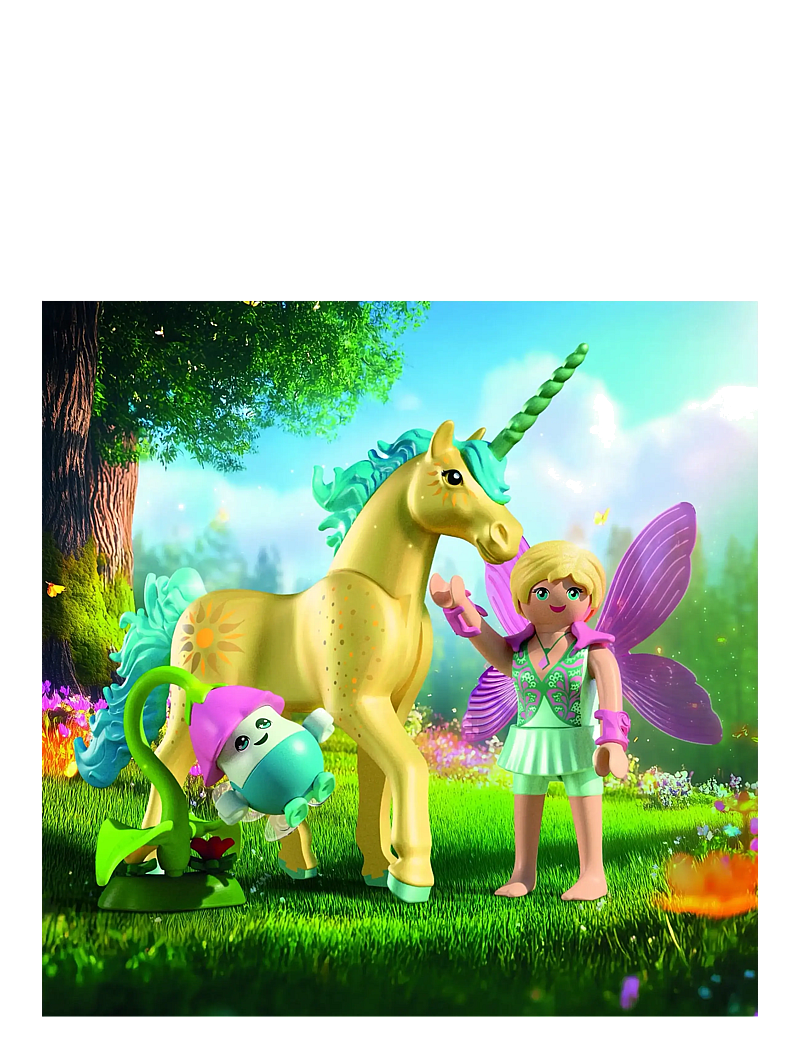 PLAYMOBIL - Collectible Unicorn Sunshine B - playmobil unicorn - multicolored - 4